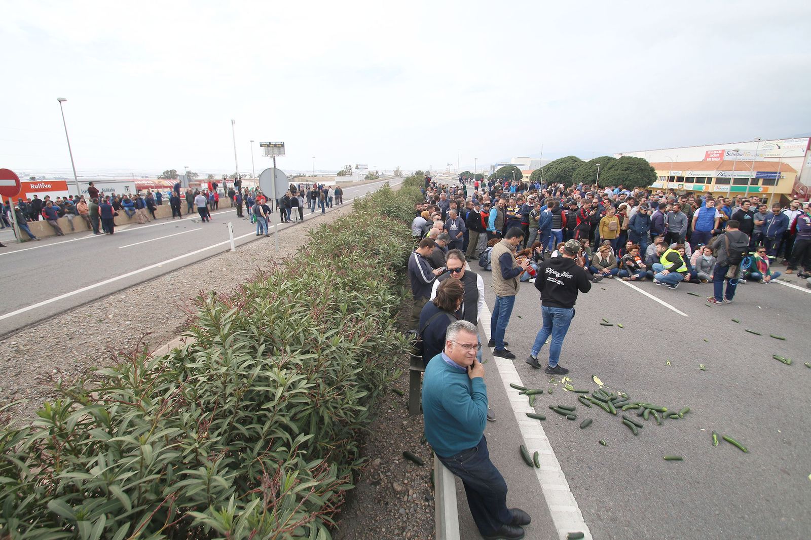 Las imágenes de la manifestación de agricultores