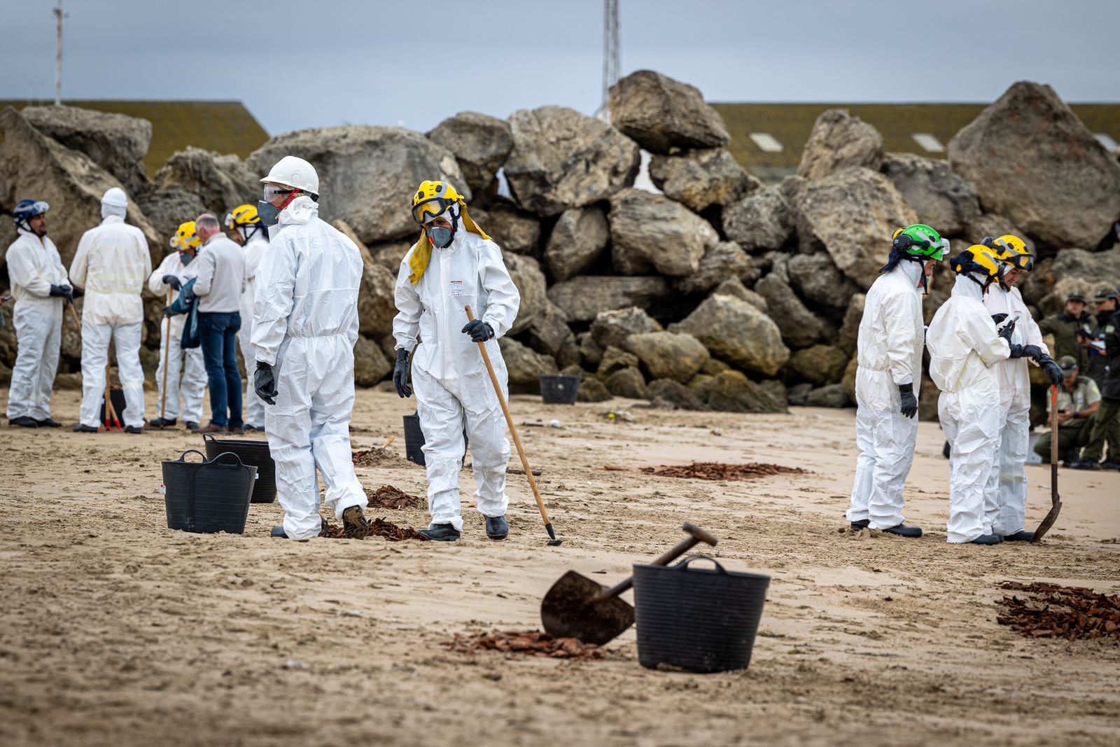 Imágenes del simulacro marítimo en en El Puerto