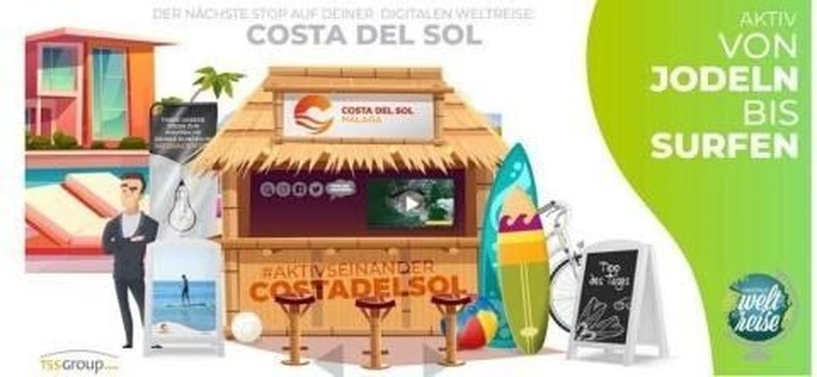 Campaña para promocionar el destino Turismo Costa del Sol