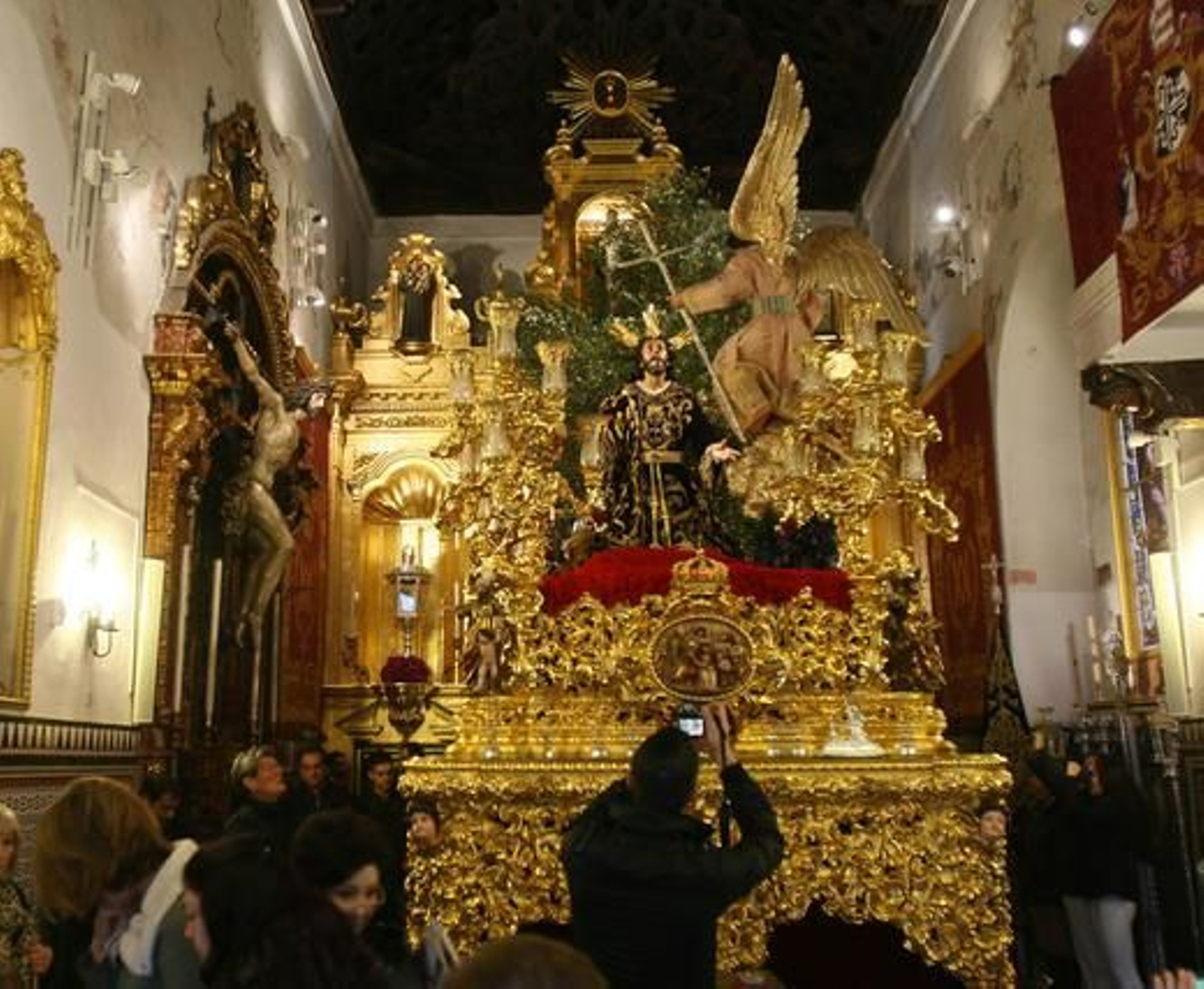 Cristo de la Oración en el Huerto, de la Hermandad de Montesión.

Foto: Jose Angel Garcia