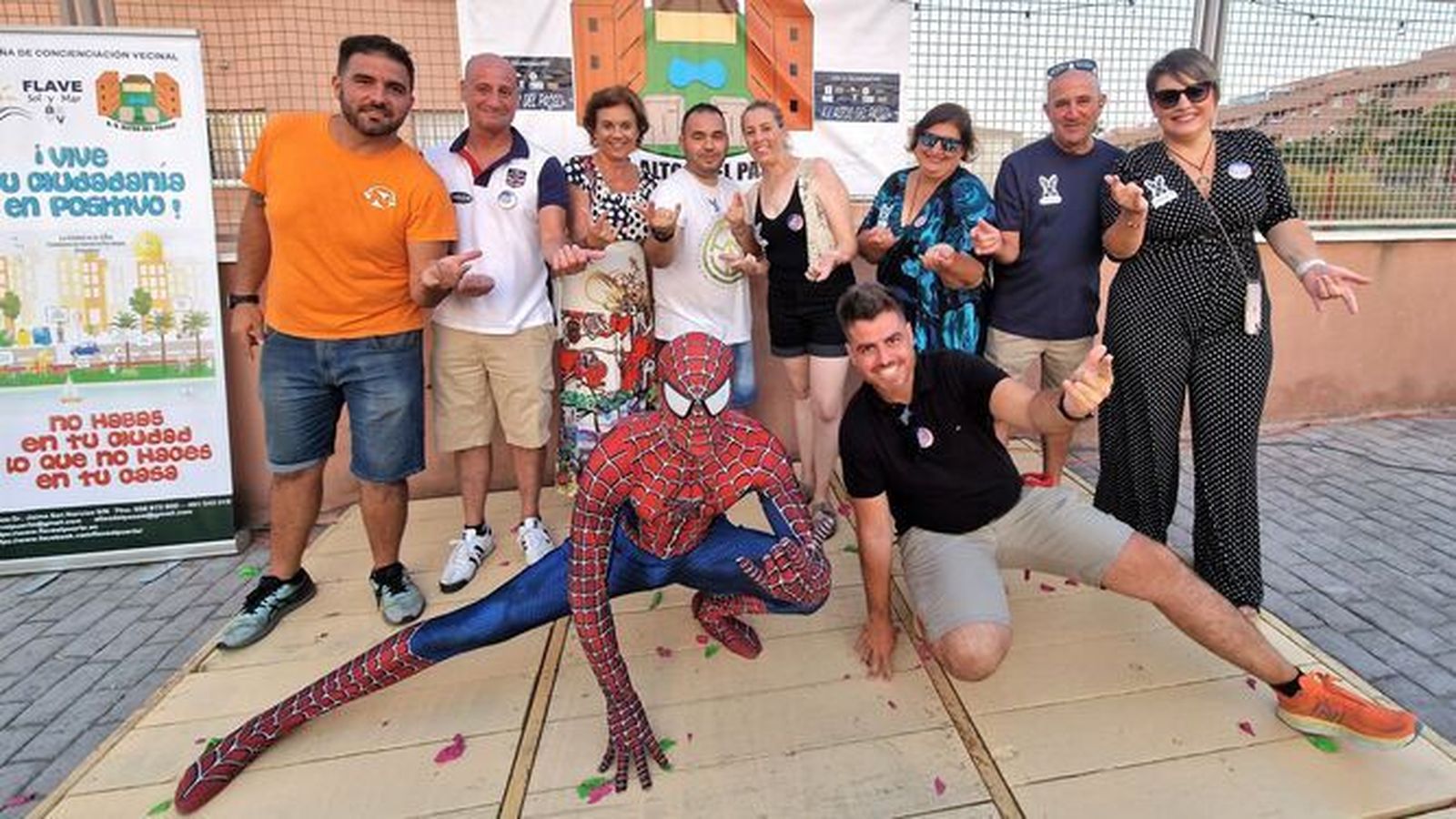 Un momento de la fiesta celebrada en Altos del Paseo.