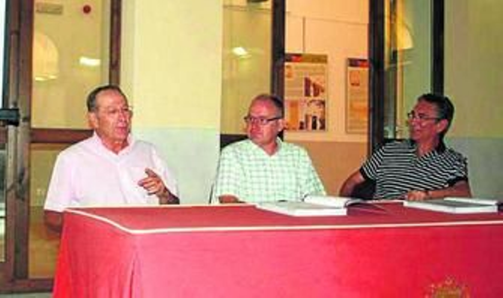 Luis Martínez, Dietmar Roth y José Domingo Lentisco.