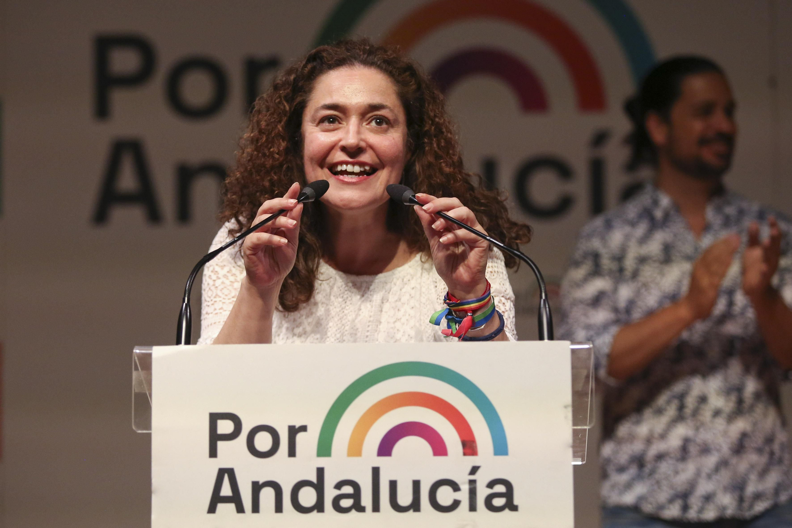 El mitin de Por Andalucía este domingo en Málaga, en fotos