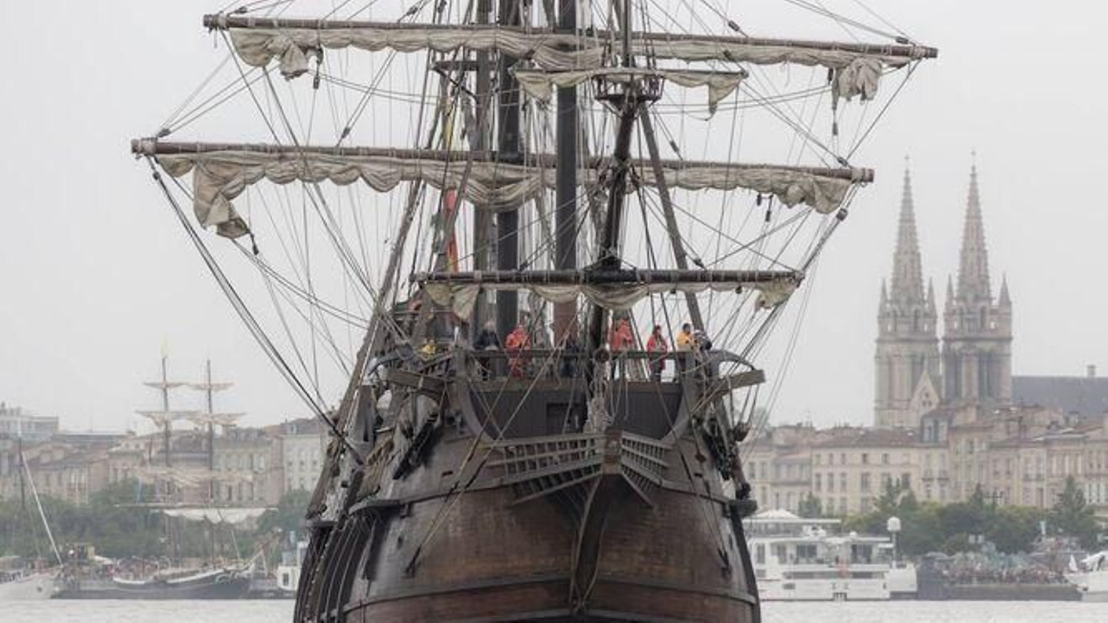 El Galeón Andalucía se podrá visitar en el Muelle de Levante de Huelva.