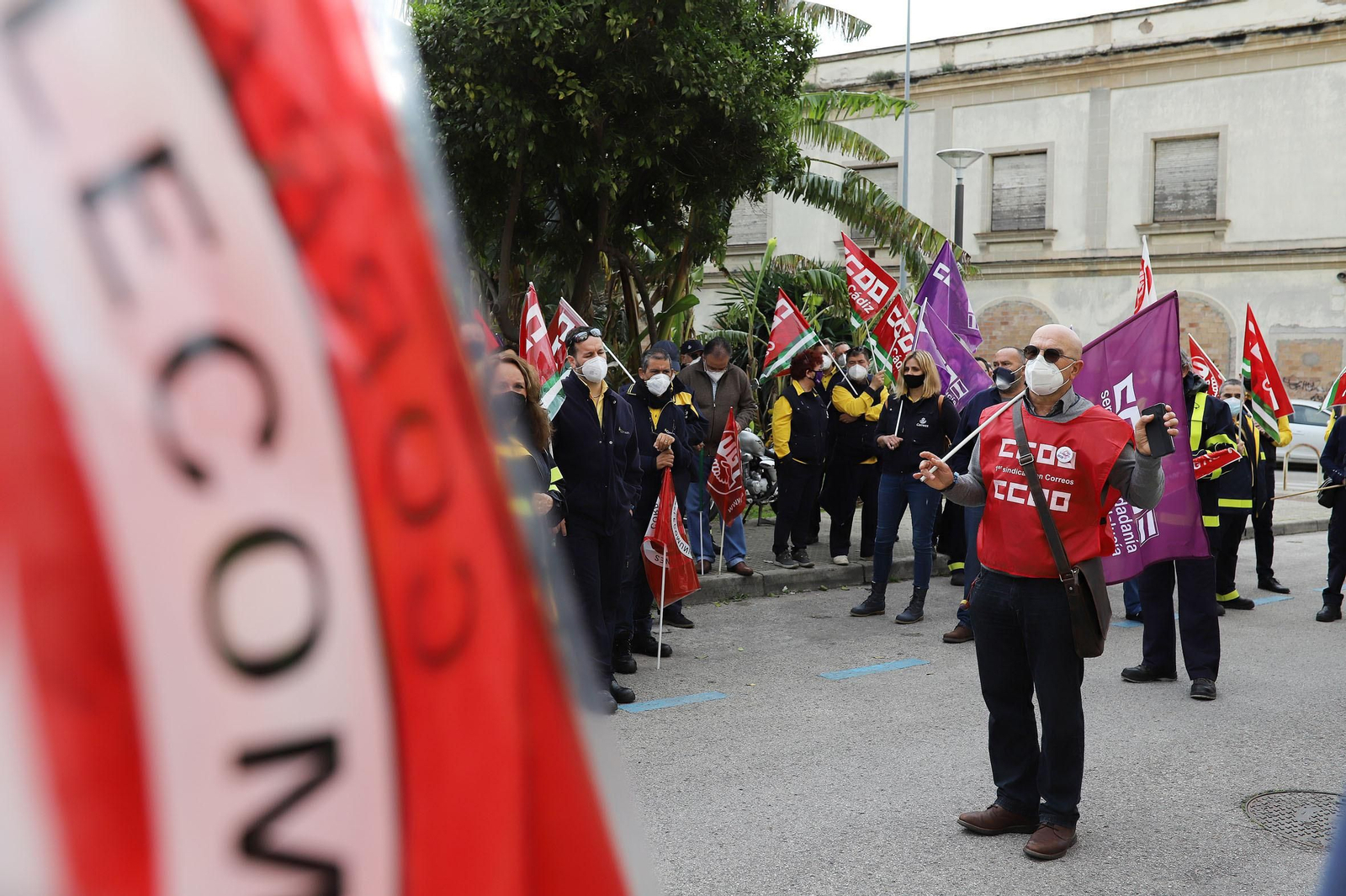 Manifestación de correos