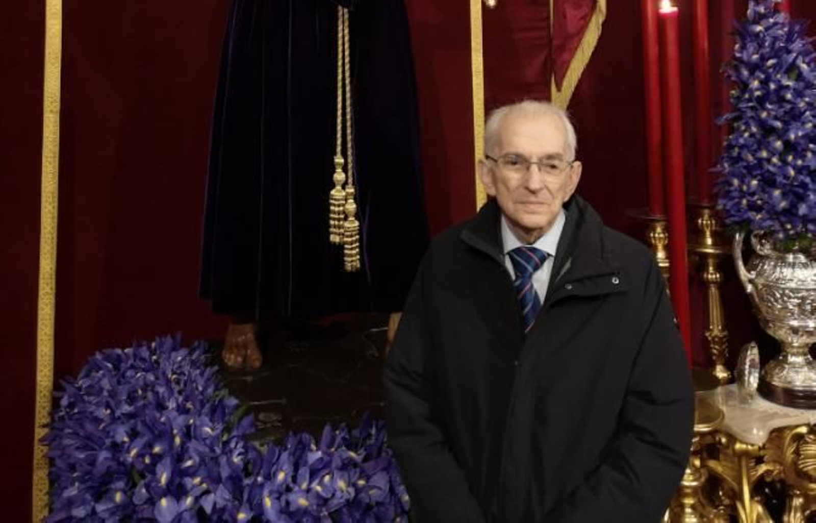 El cofrade Pepe Martín Cartaya