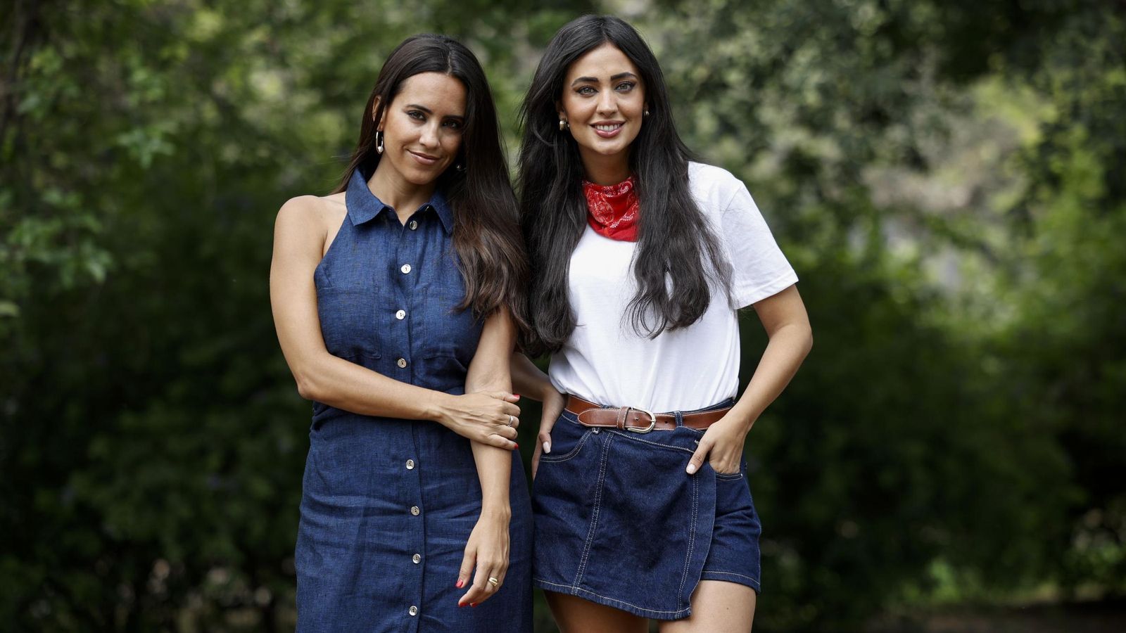 Marina Valdés y María Lamela en la presentación del libro 'Microdramas'