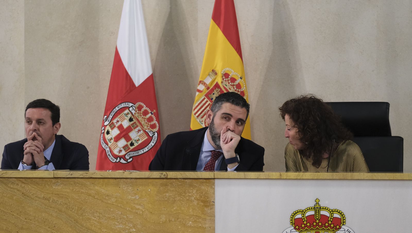 Imágenes del pleno extraordinario del Ayuntamiento de Almería