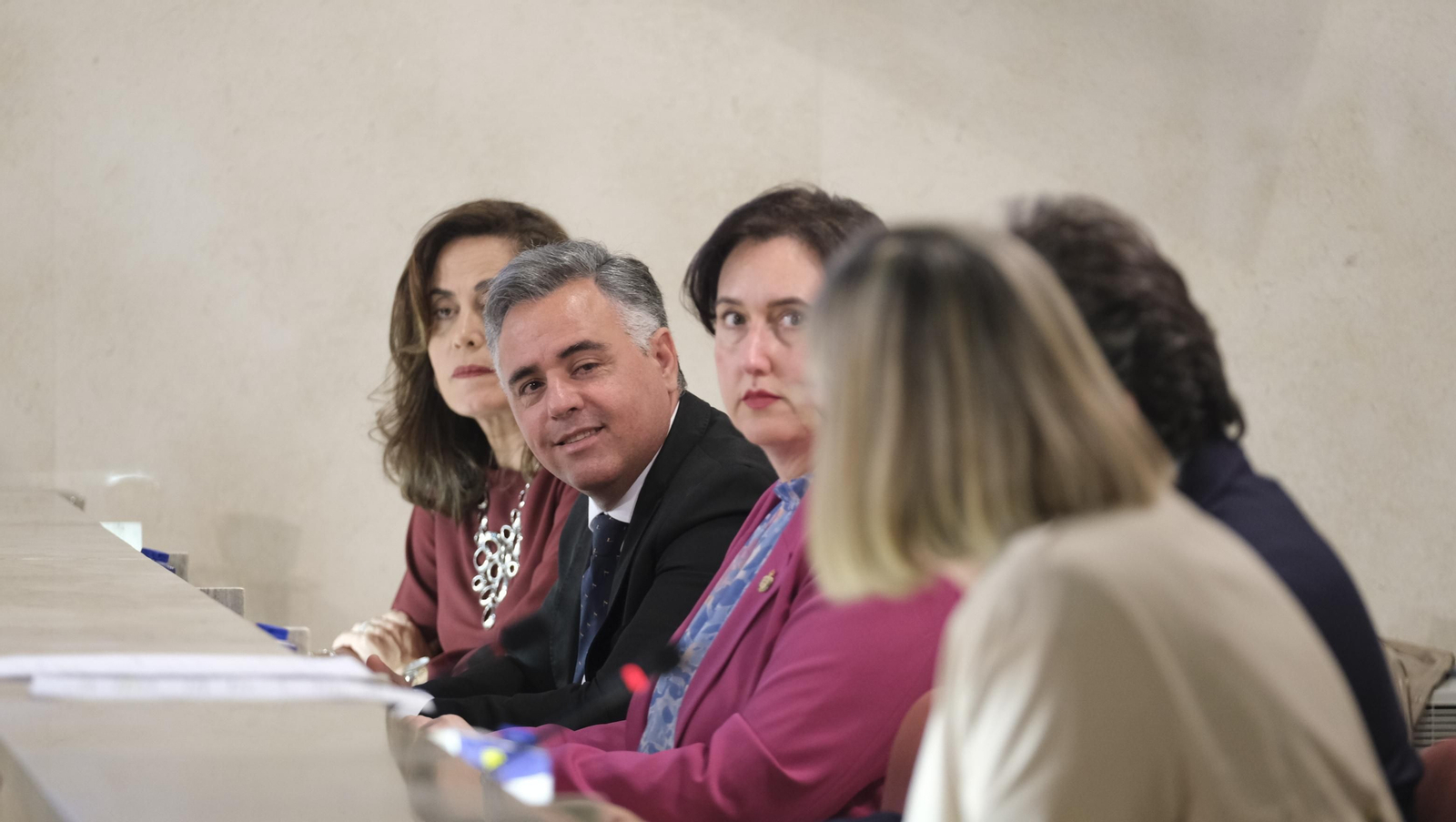 Imágenes del pleno ordinario del Ayuntamiento de Almería