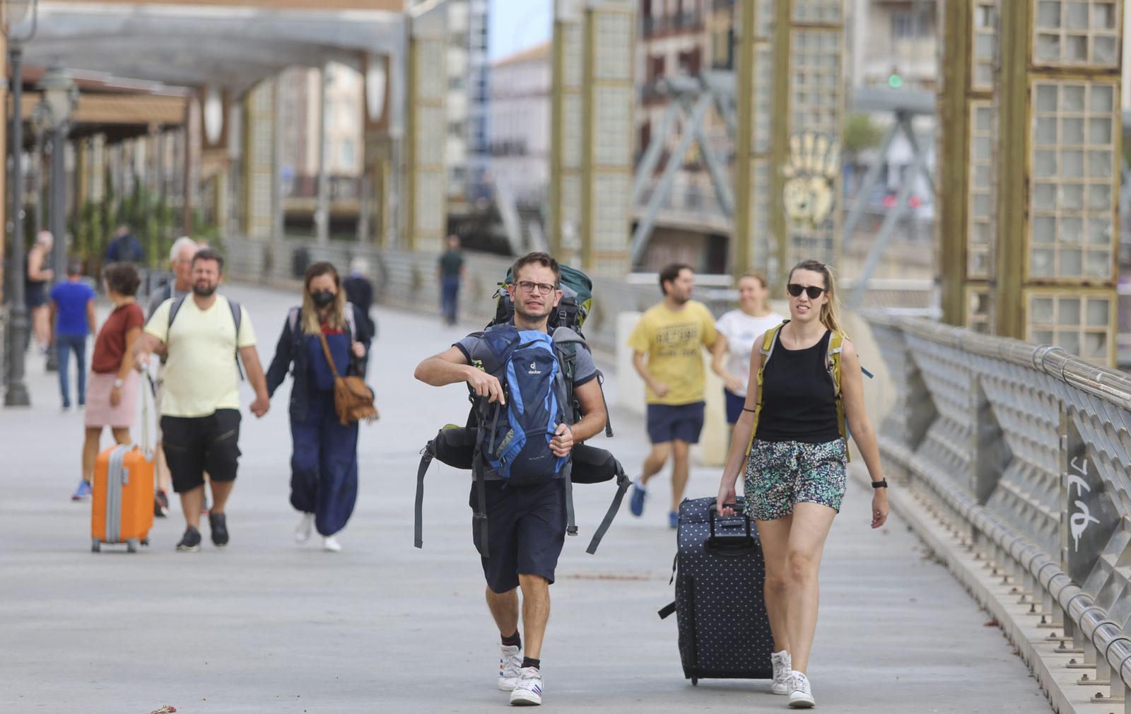 Turistas en Málaga