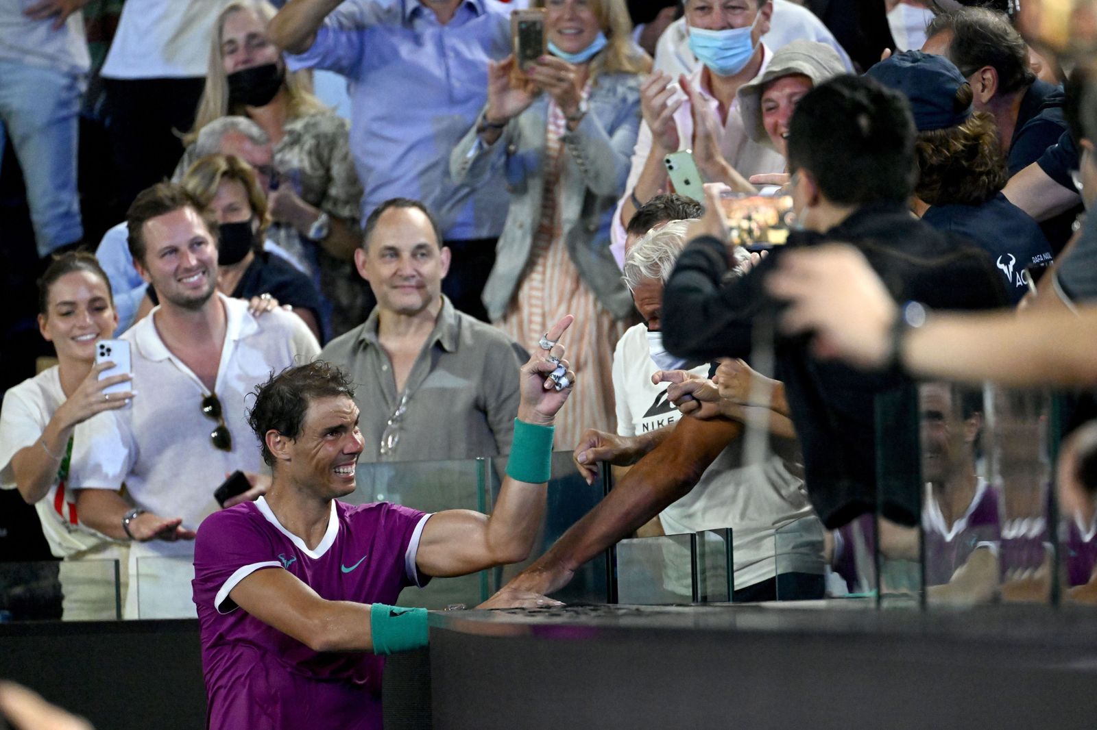 Las imágenes del histórico triunfo de Nadal sobre Medvedev (y 8)
