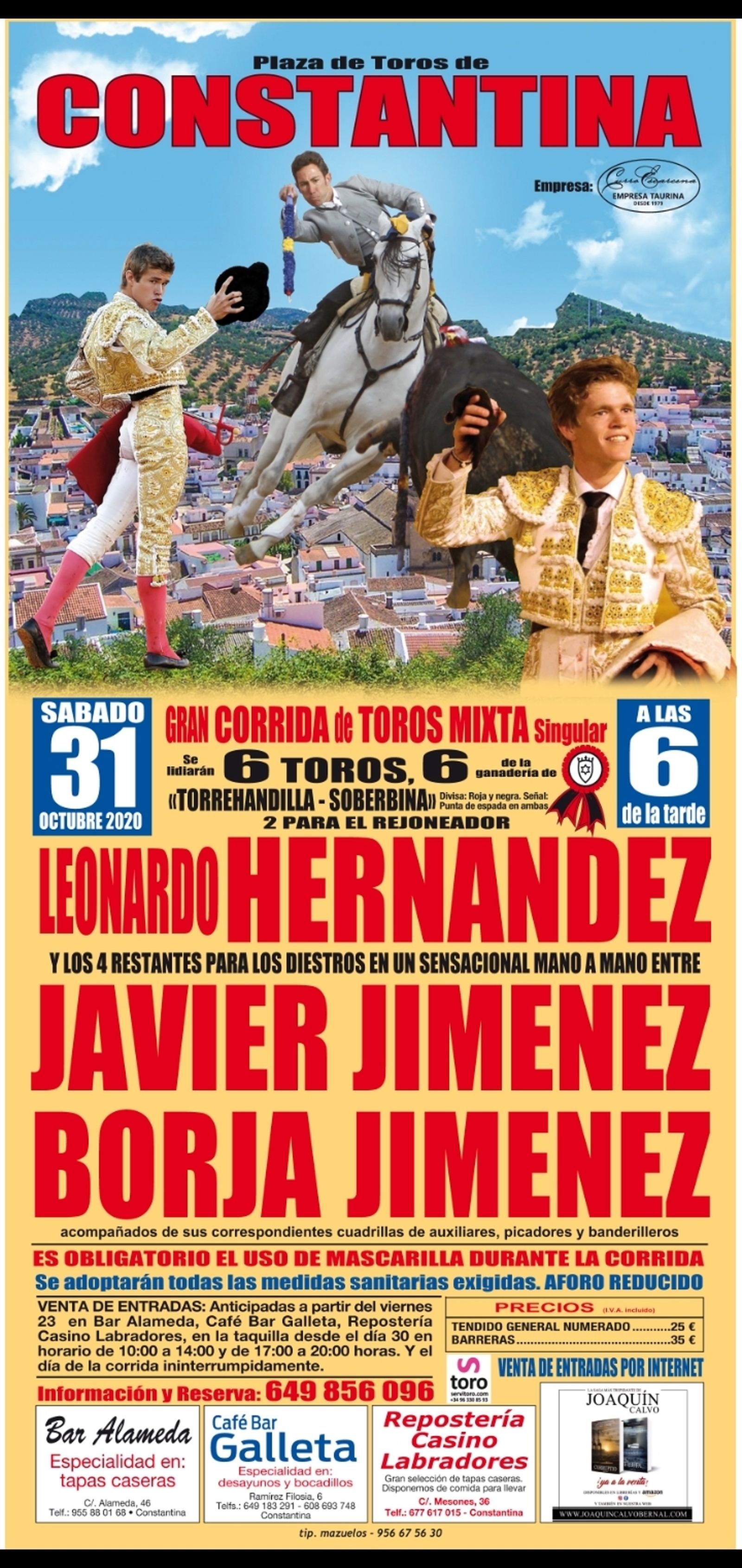 Cartel del festejo.