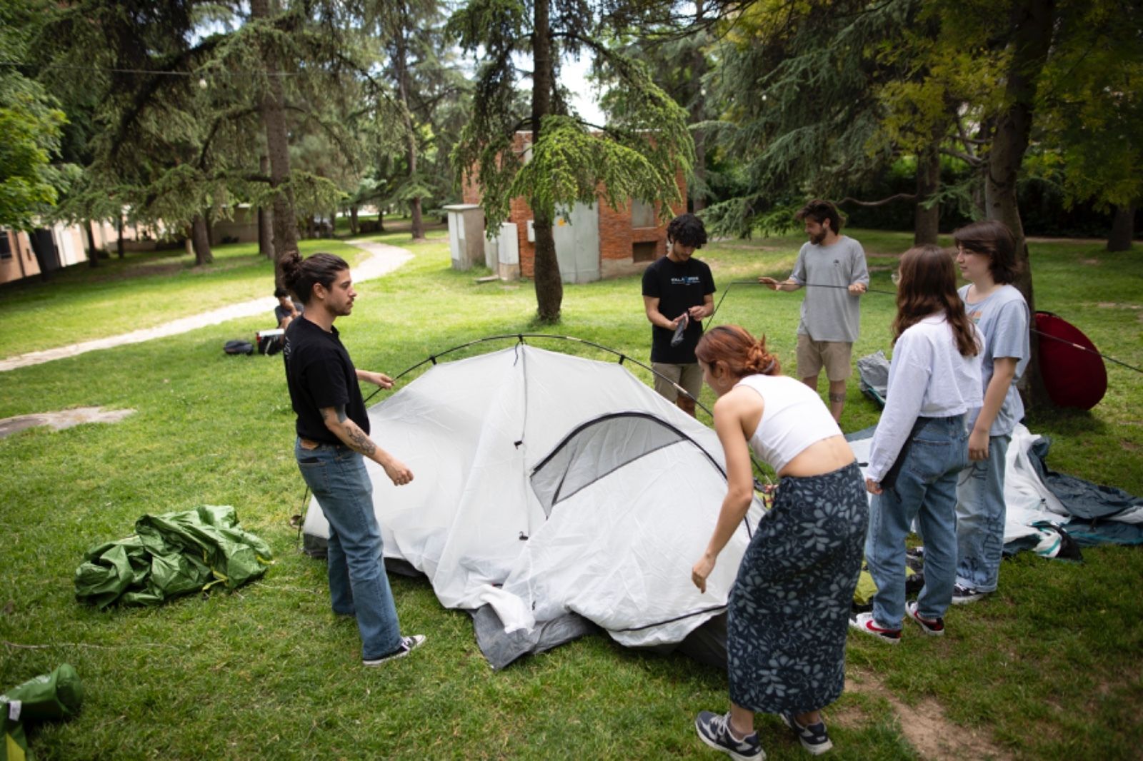 Los estudiantes de Granada se preparan para una acampada solidaria por Palestina