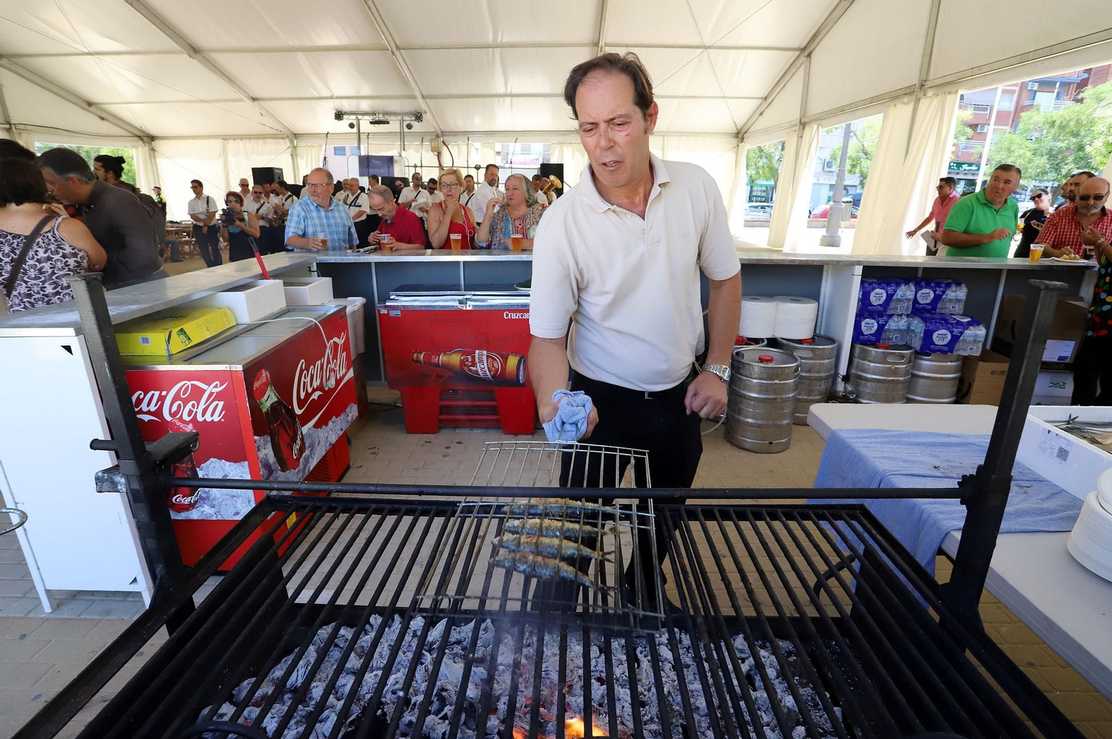 Imágenes del ambiente en las Colombinas de día de Isla Chica