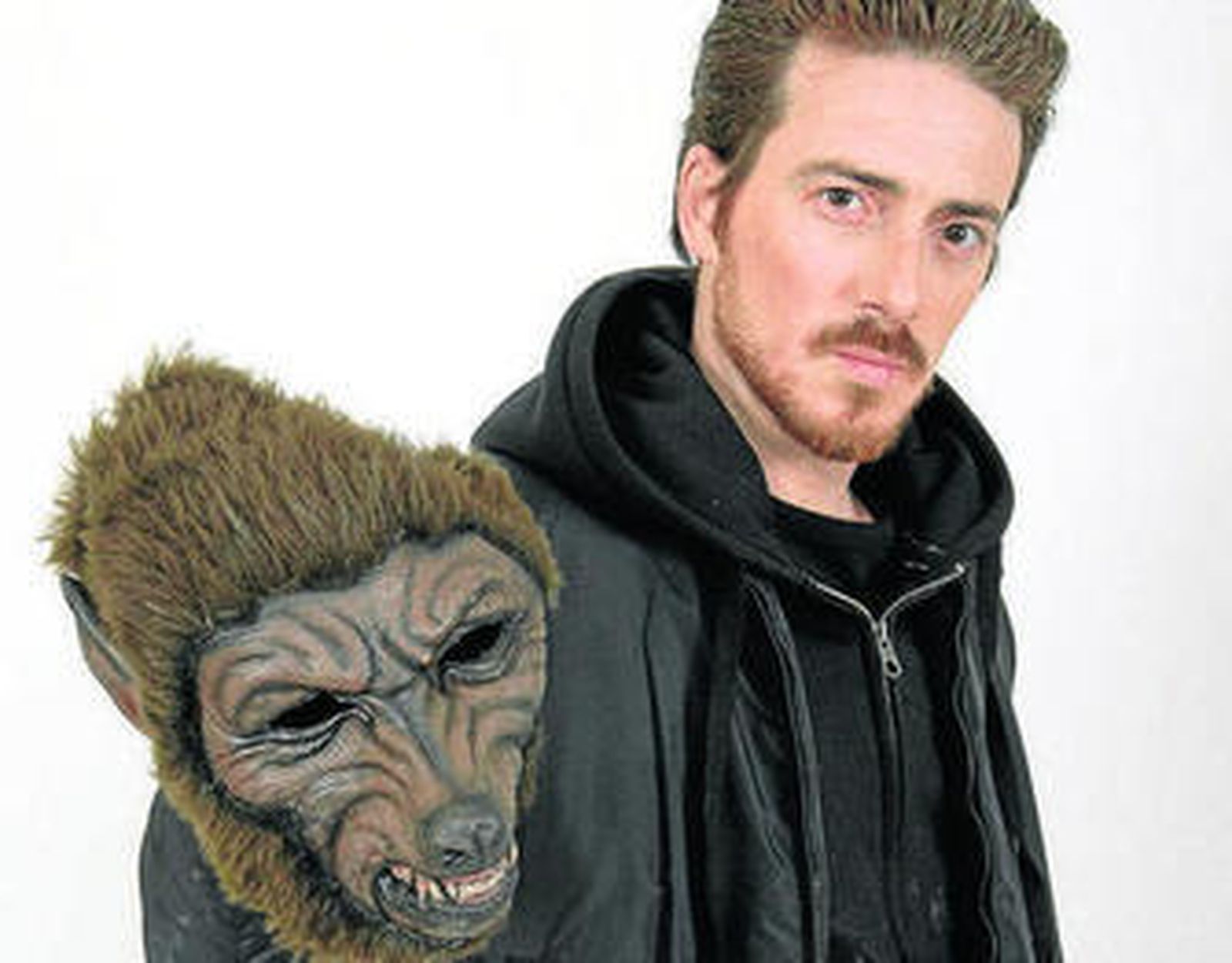 El actor Víctor Clavigo interpreta al lobo de 'Los tres cerditos'.