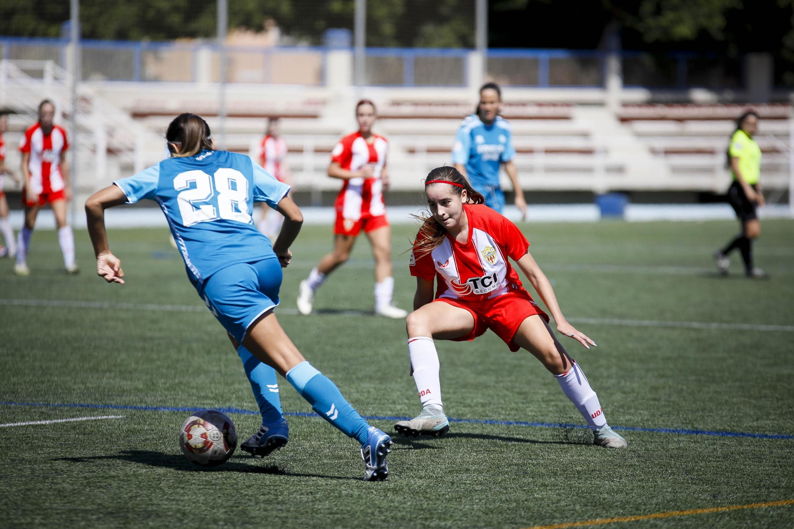 Las imágenes del partido de fútbol del Almería femenino contra el Betis B
