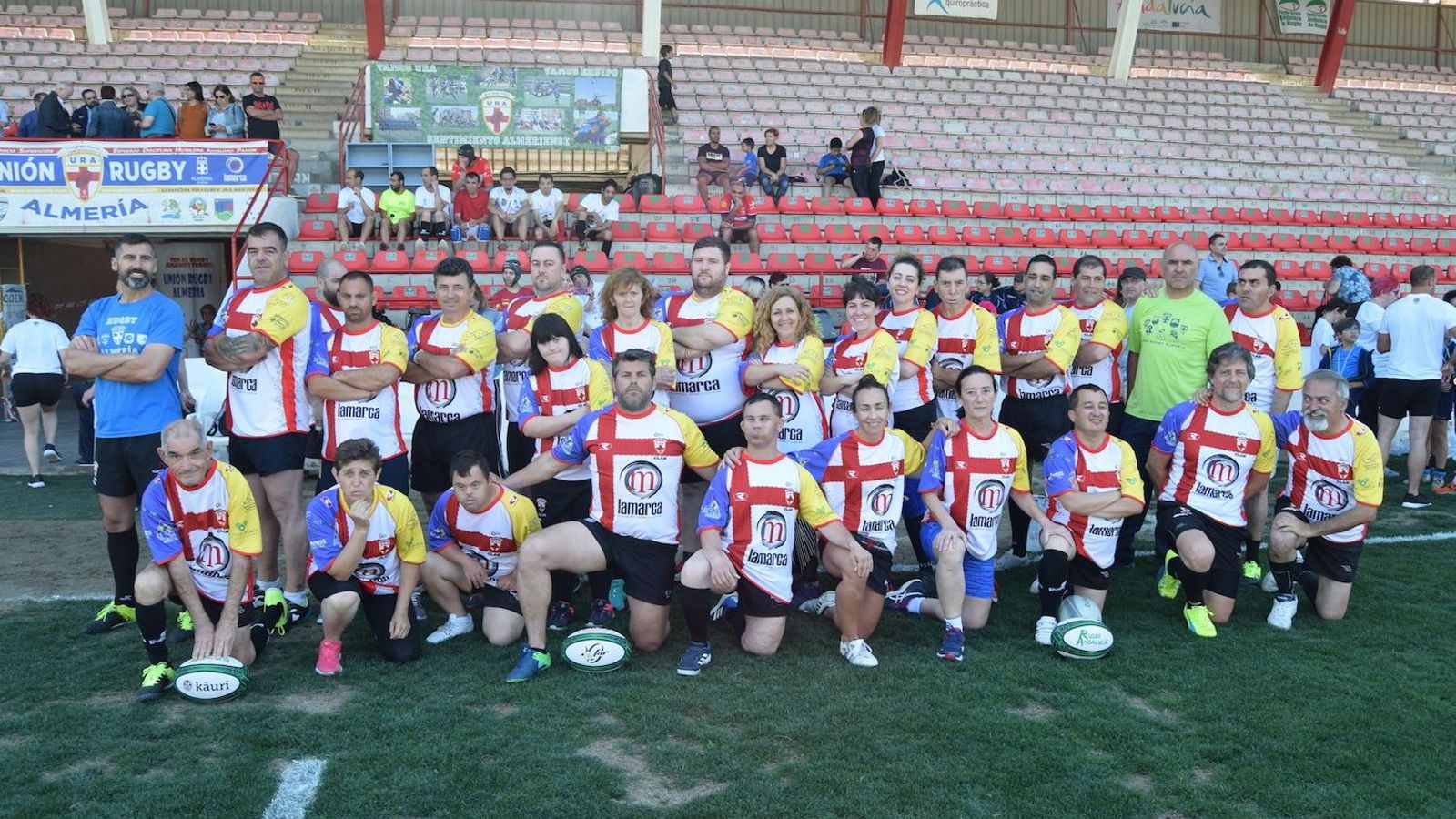 Parte de la representación almeriense.