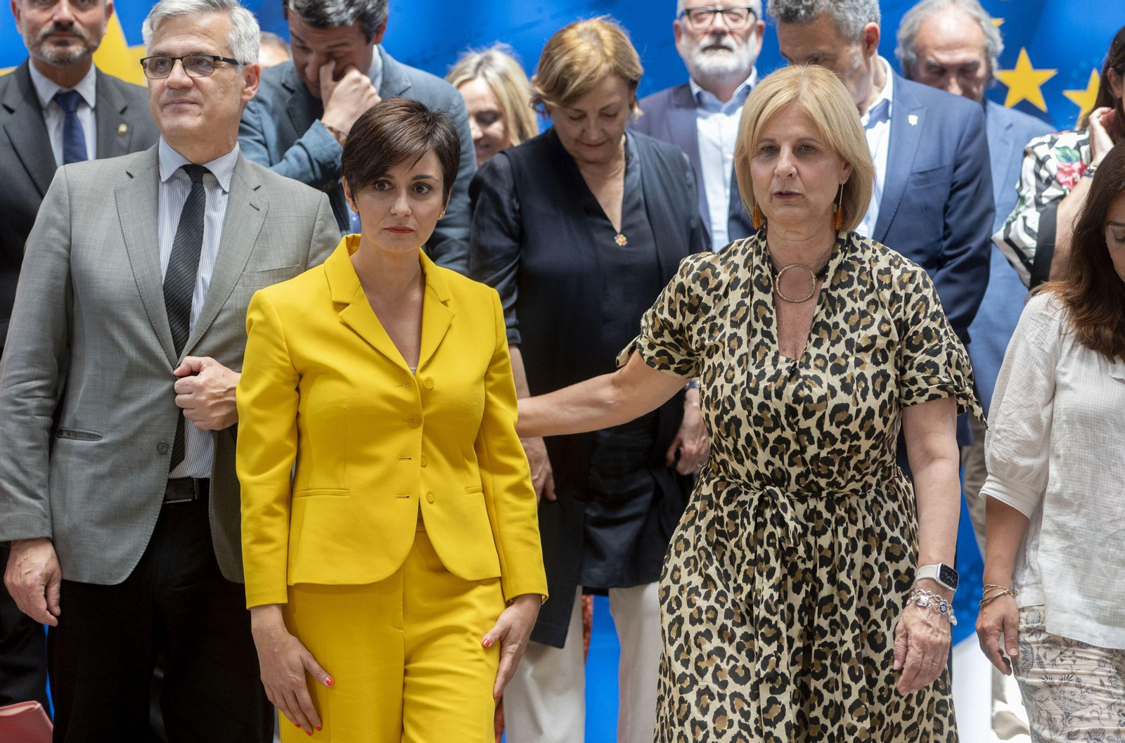 Isabel Rodríguez y María José García-Pelayo, en la reunión entre Gobierno y FEMP. Isabel Rodríguez y María José García-Pelayo, en la reunión entre Gobierno y FEMP.