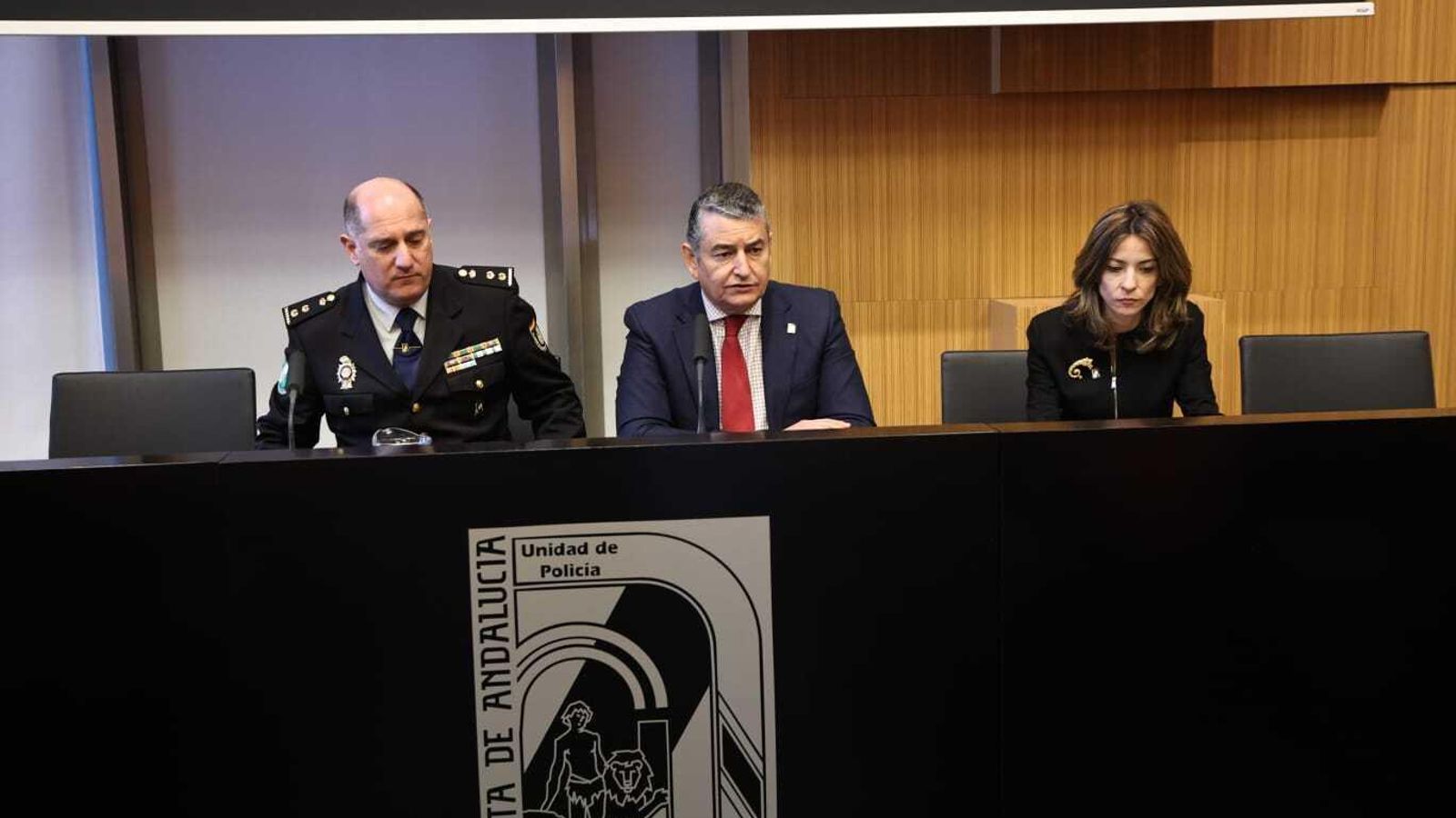 Antonio Burgos, Antonio Sanz y Lourdes Fuster.