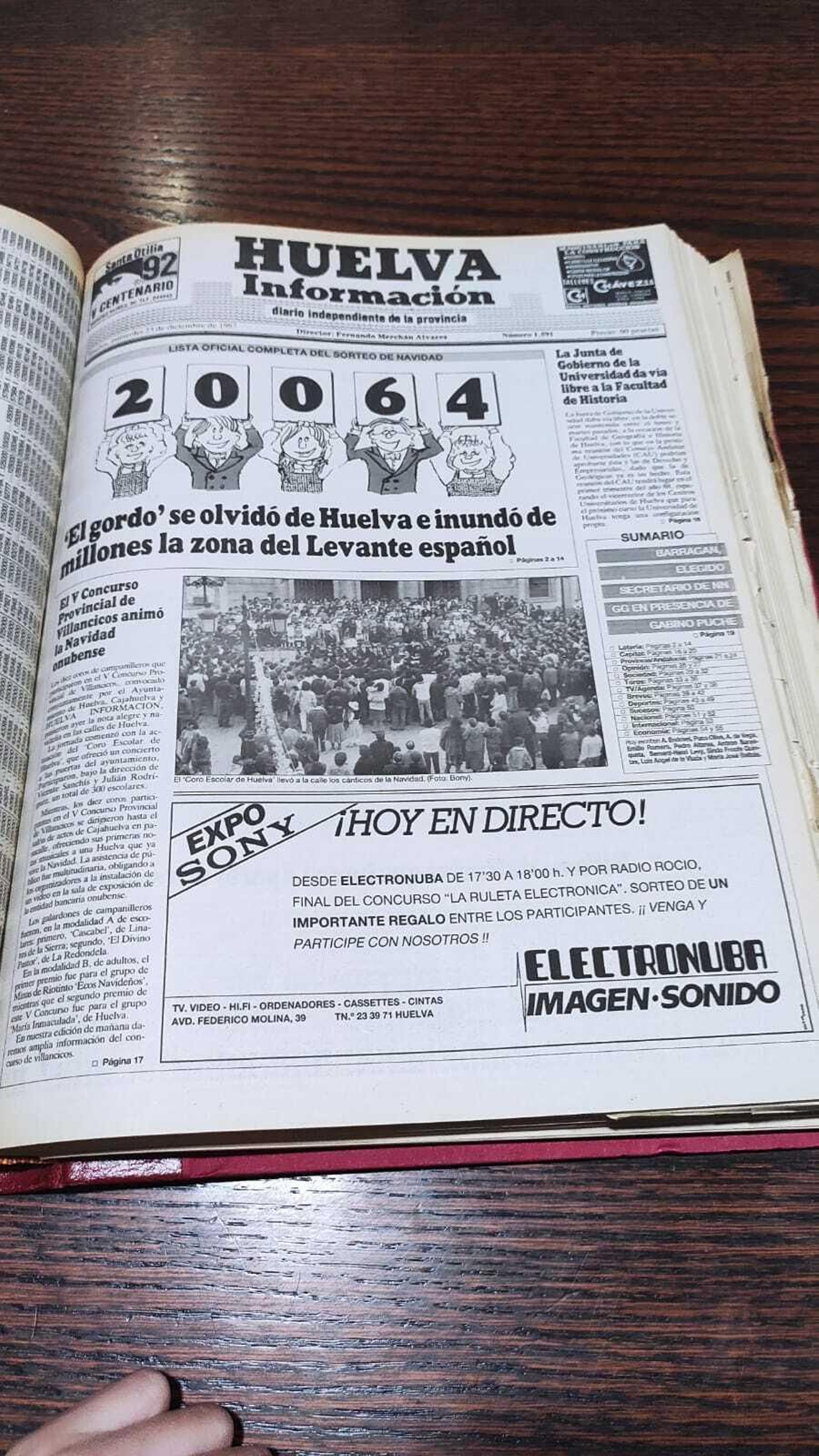 El Gordo pasó de largo también ese año El Gordo pasó de largo también ese año