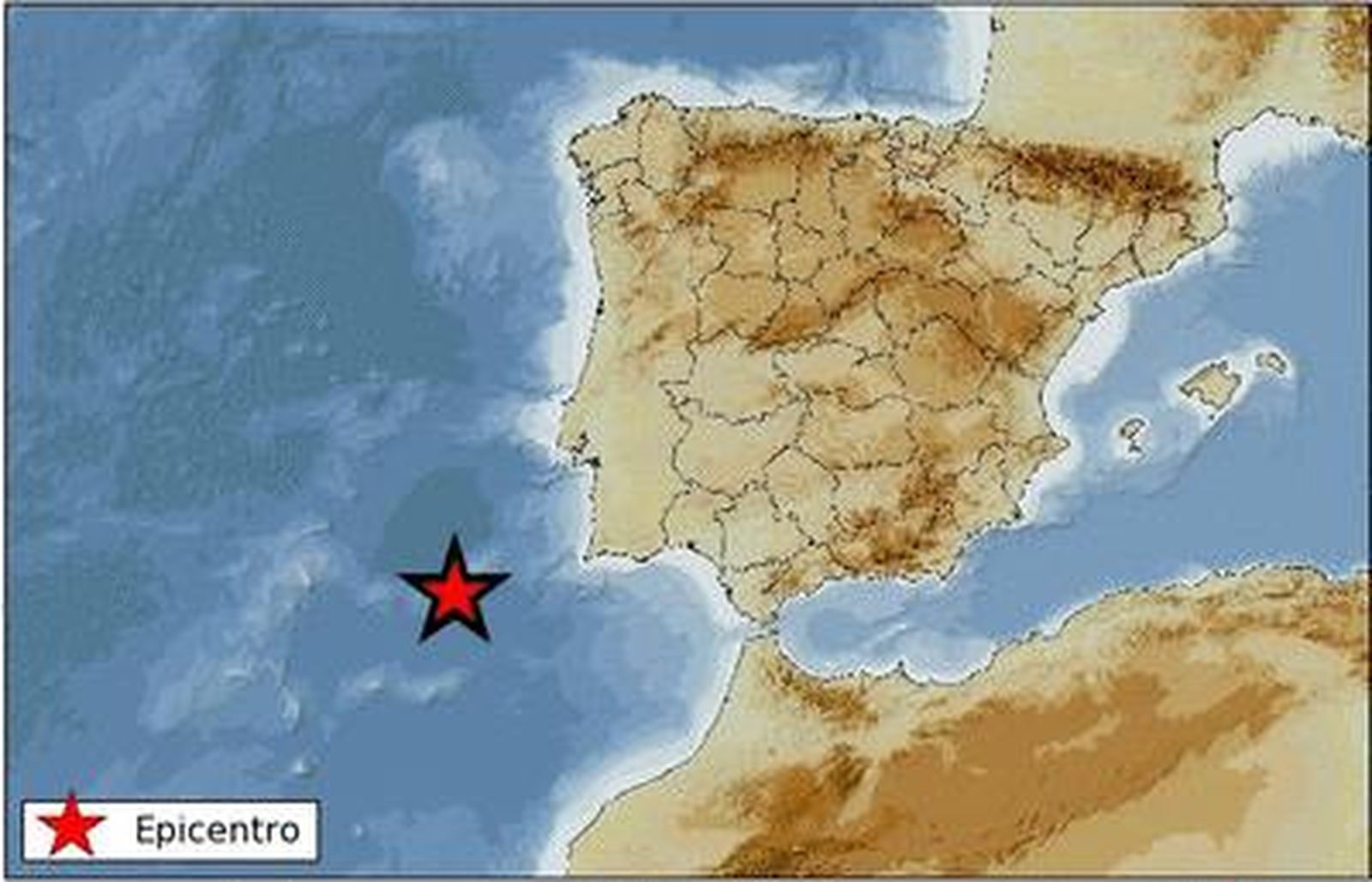 Registrado el mayor terremoto del año frente a las costas de Huelva