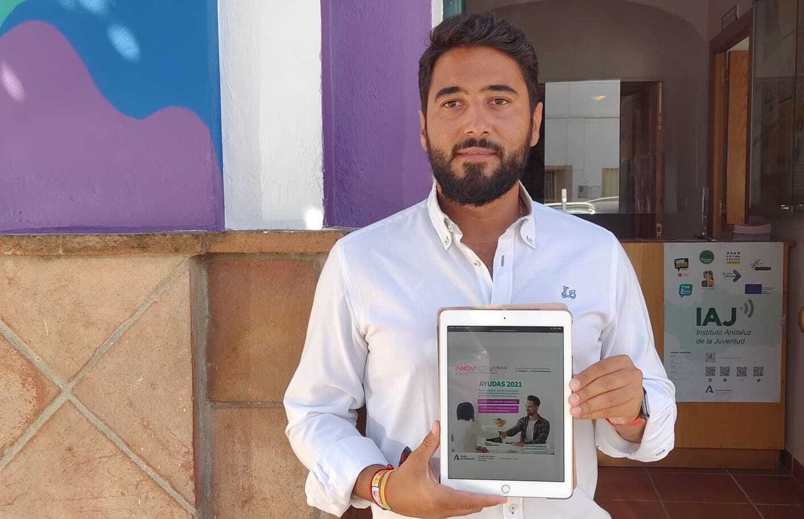 El concejal de Juventud, Antonio Dávila