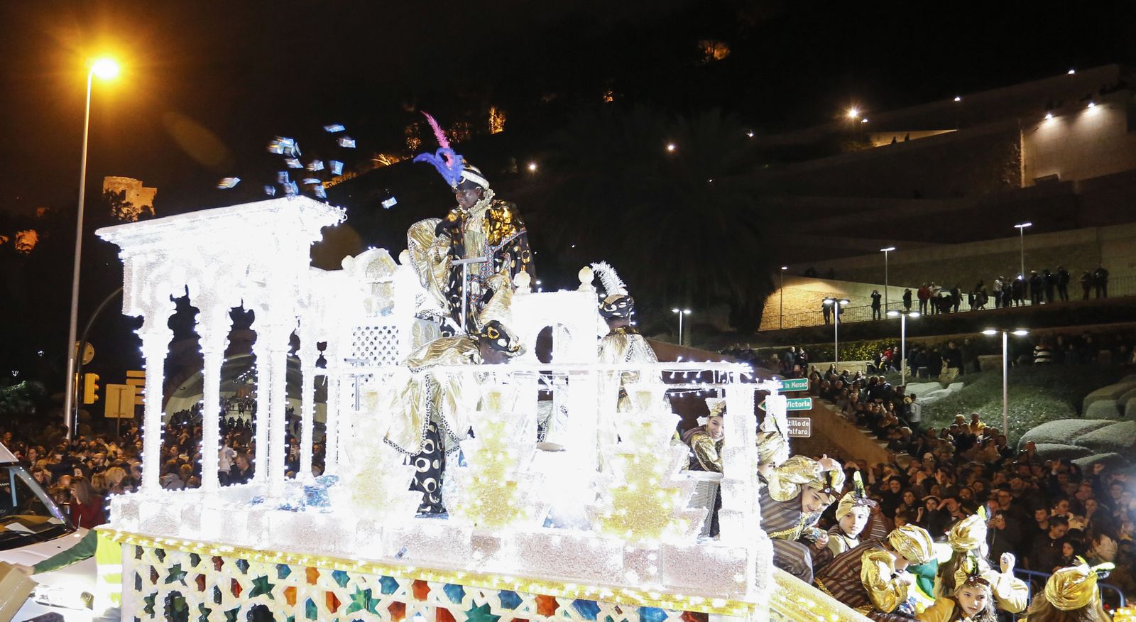 Fotos de la Cabalgata de Reyes Magos en Málaga 2020