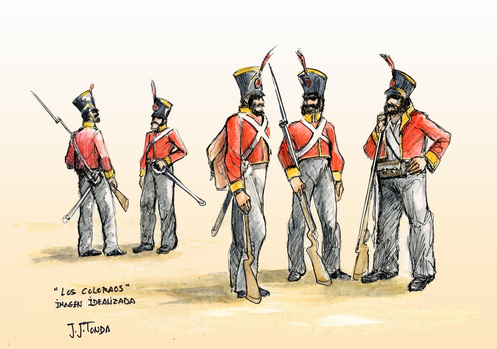 Los Coloraos en los Episodios Nacionales de Galdós