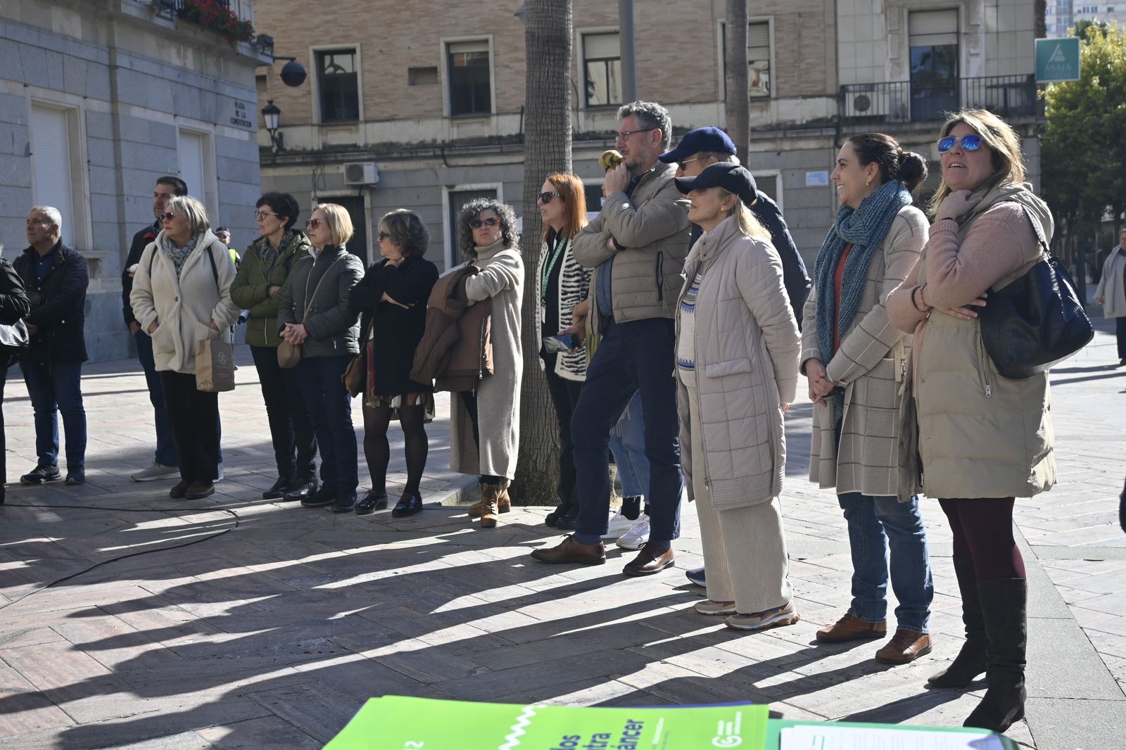 Imágenes de la lectura del llamamiento, del Día Mundial contra el Cancer.