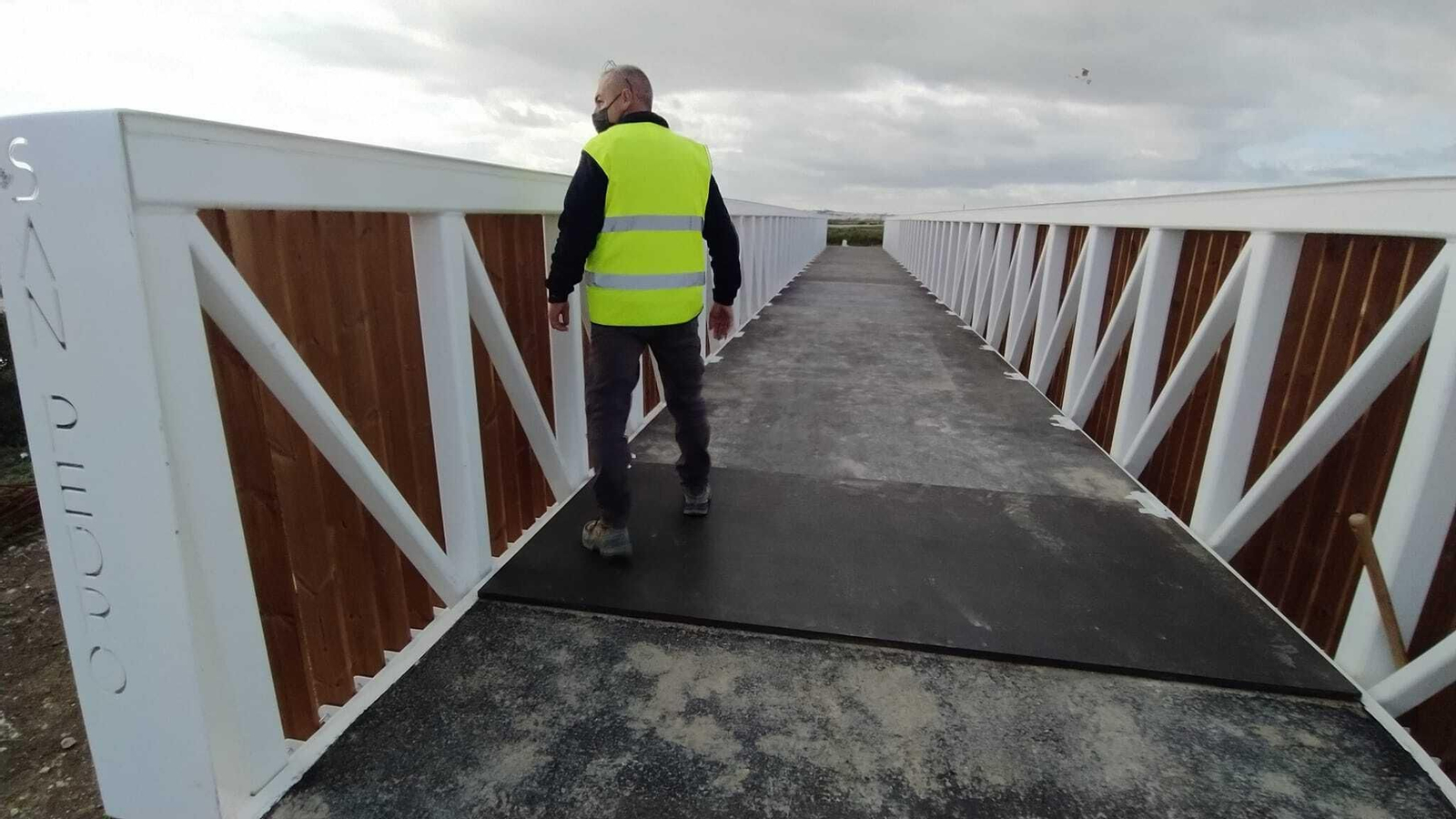 Así es el nuevo sendero que une San Fernando y Chiclana