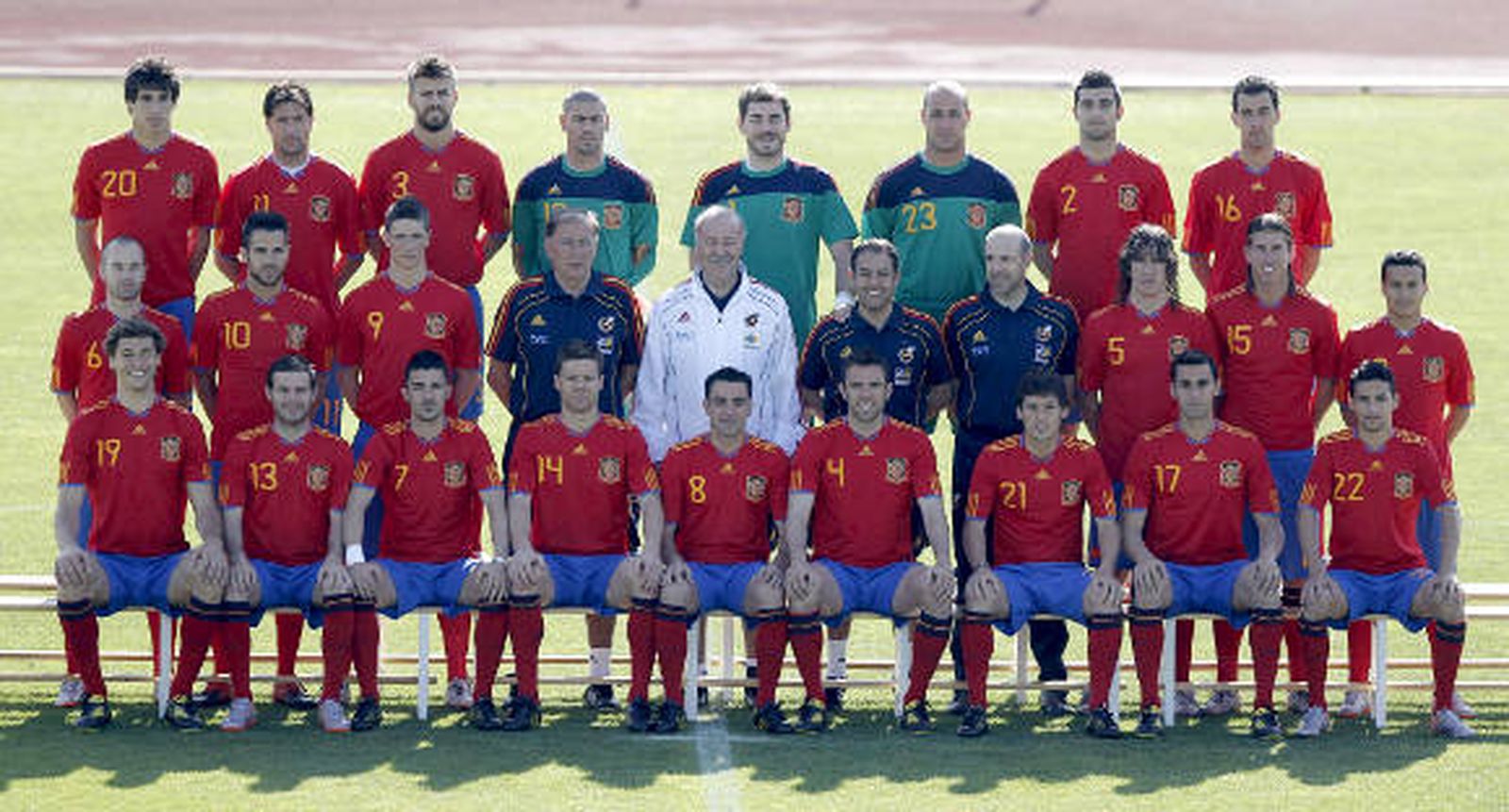 La selección española se hace la foto oficial