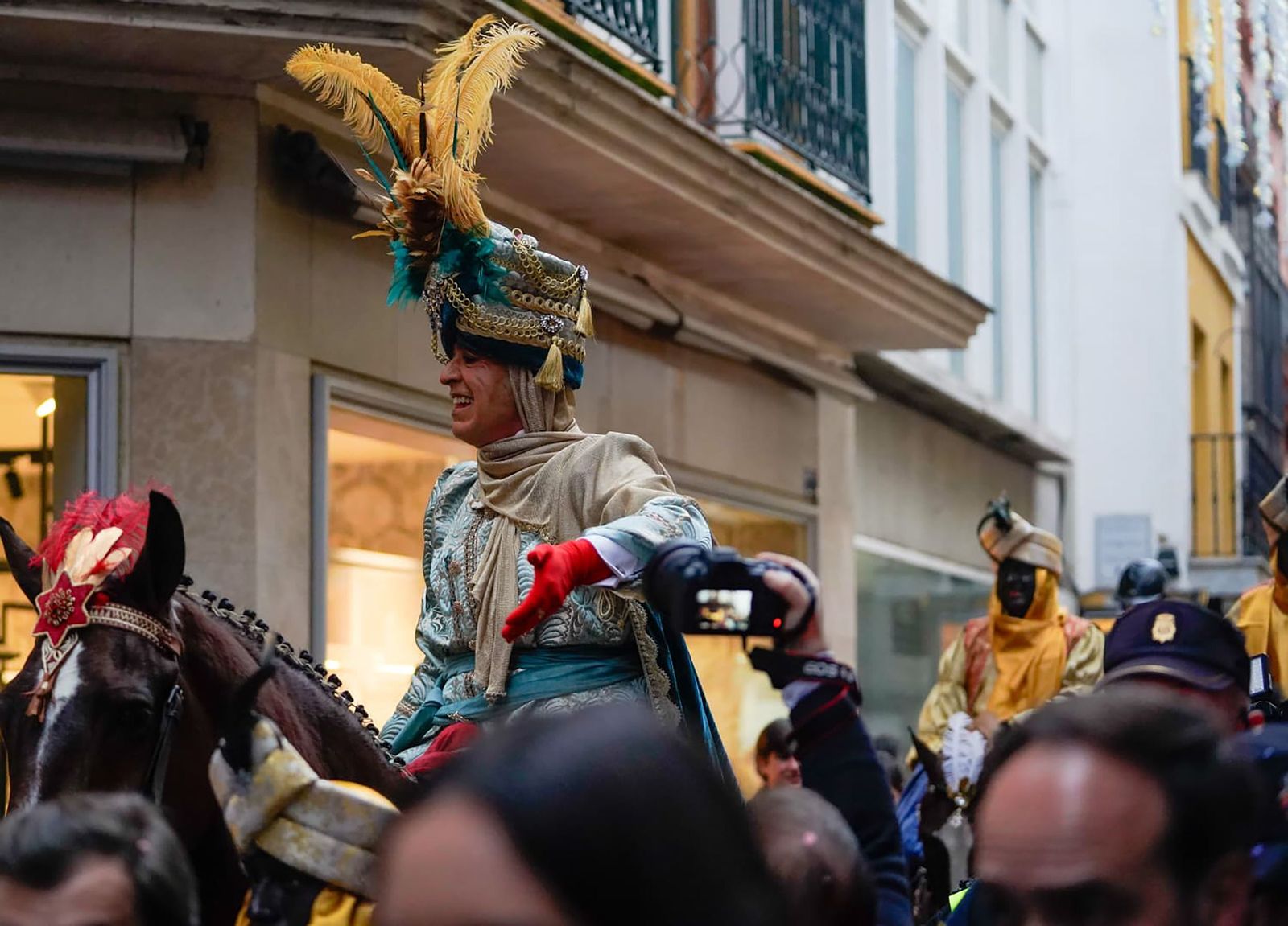 Las fotos del Heraldo Real en Sevilla