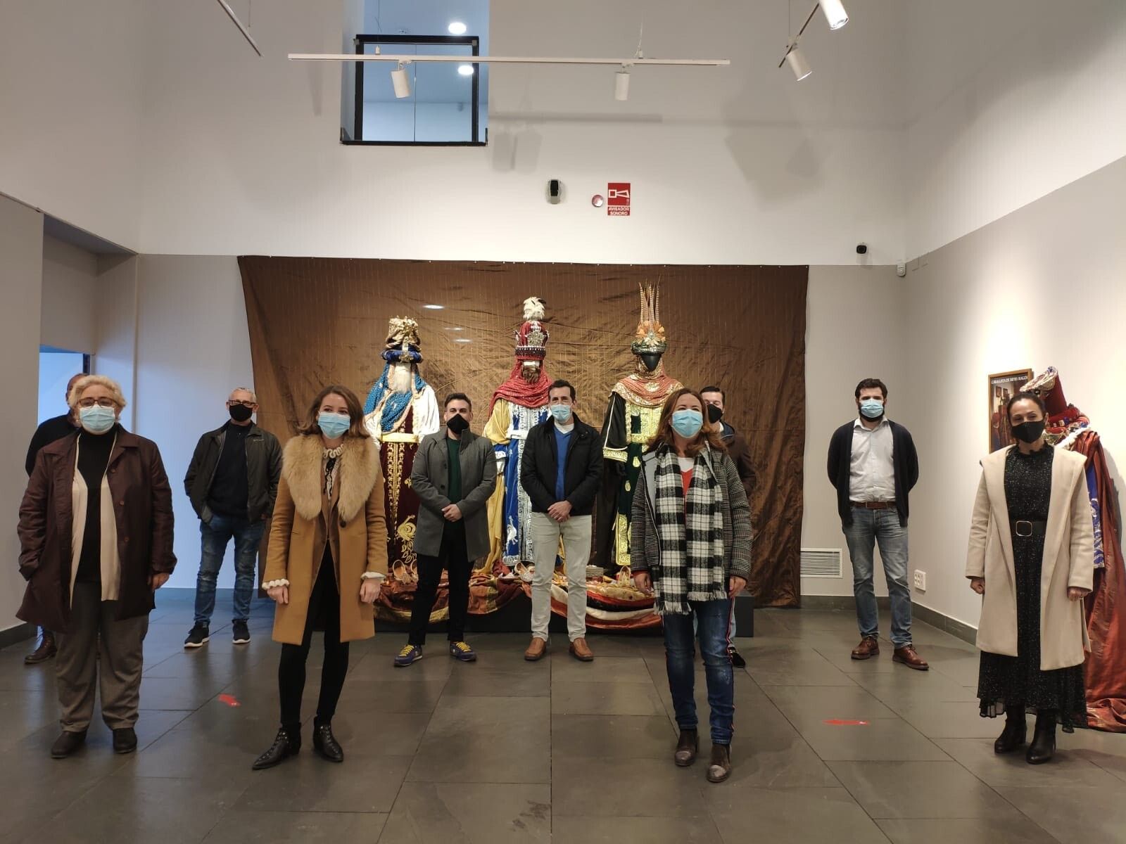 Presentación de la exposición 'Ya vienen los Reyes', en Dos Hermanas.