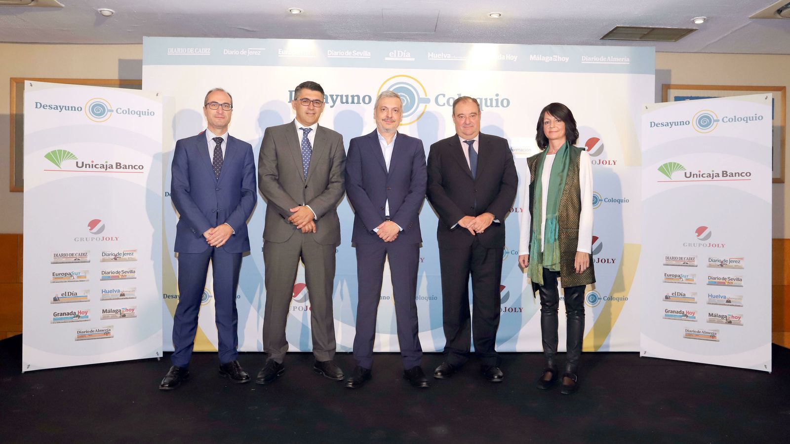 Francisco José Vilches, José Enrique Gutiérrez, David del Pino, Tomás Valiente y Ana Vives.