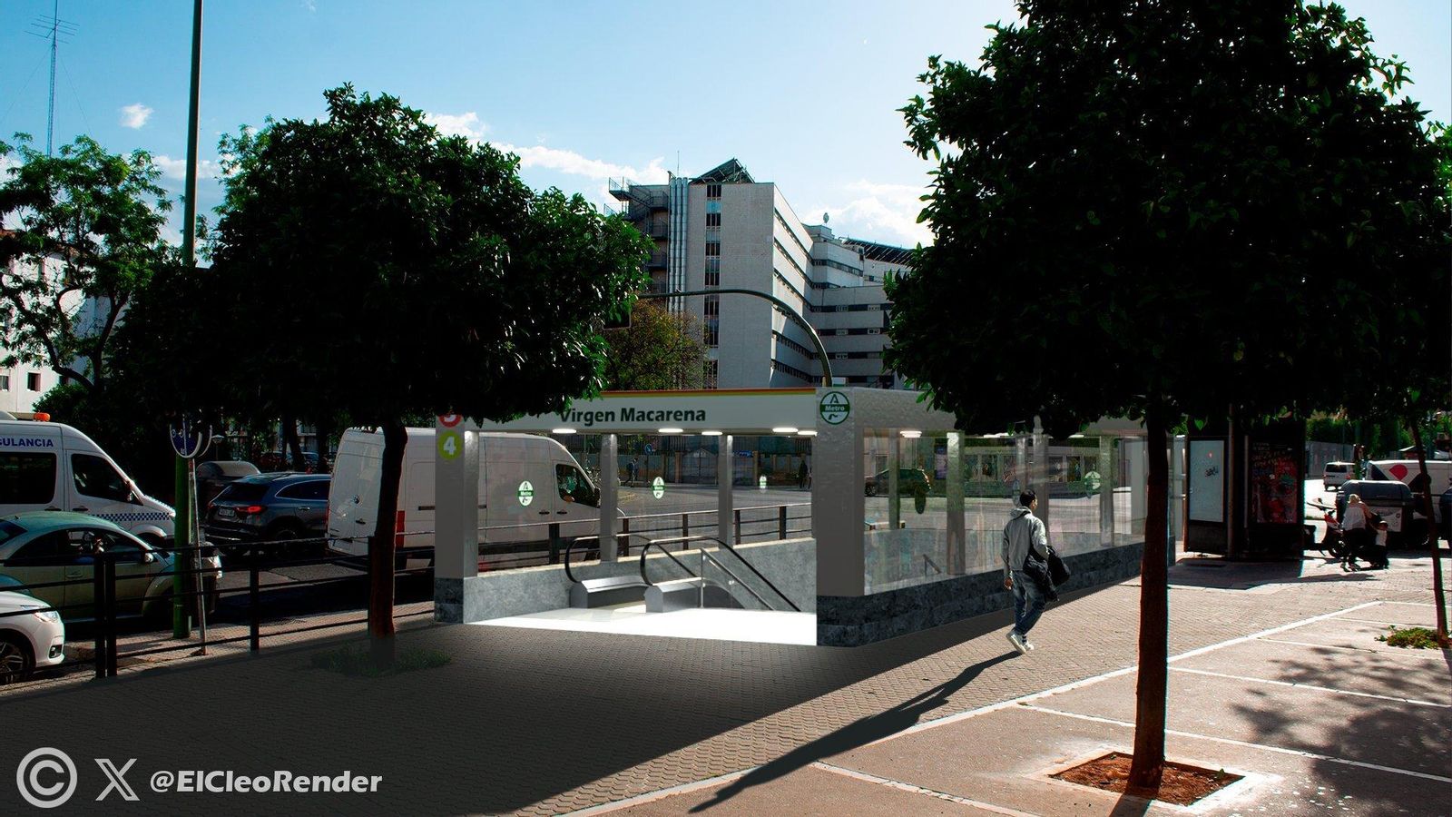 Parada Virgen Macarena: exterior