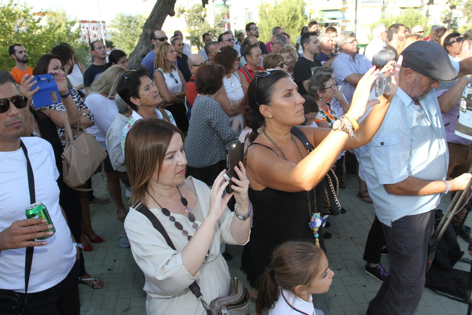 Inaguración del monumento al Niño Miguel.