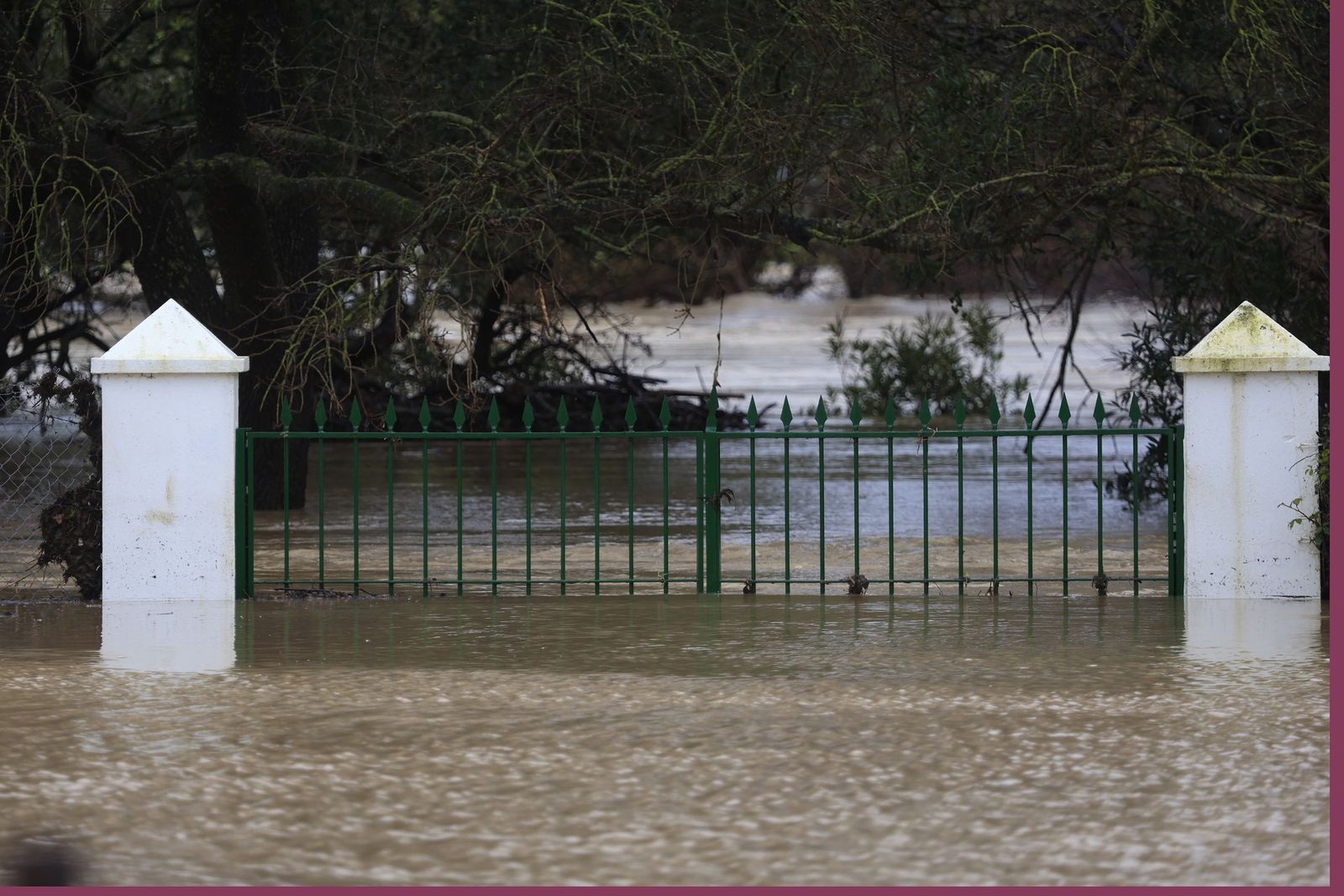 Fotos de las inundaciones y efectos de la borrasca Leonardo en Jimena y Tesorillo