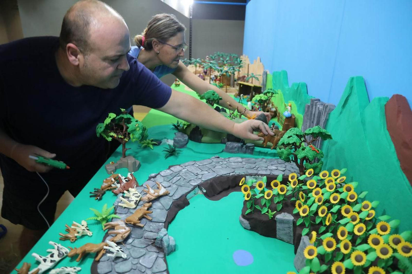 Secuencia del montaje 'Un belén en un clic' en Diario de Jerez