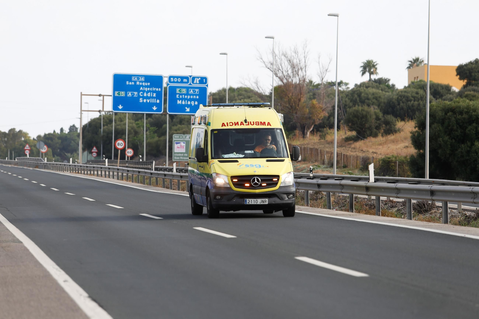 Las protestas por la huelga del metal este martes en el Campo de Gibraltar, en imágenes