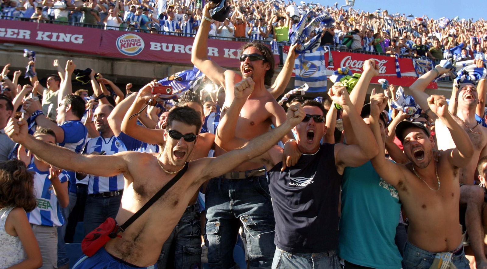 Las fotos del último ascenso del Málaga CF a Primera División