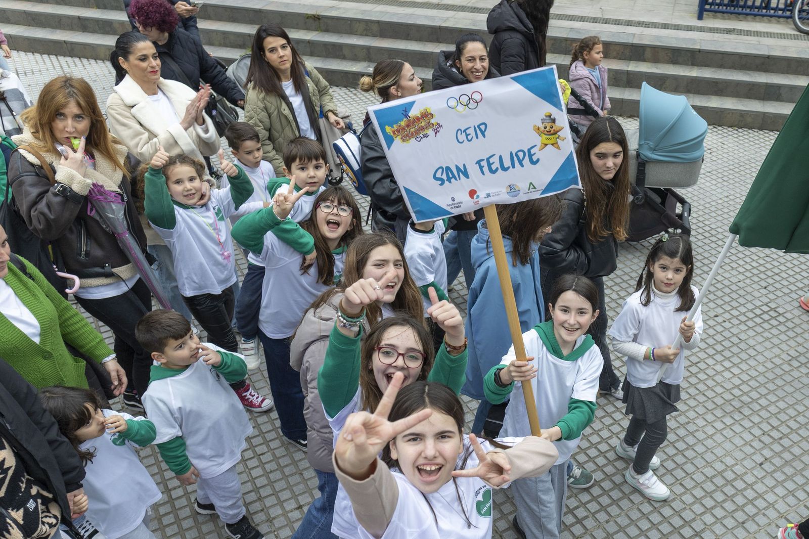 Las imágenes de la inauguración de VI Olimpiadas Escolares de la Escuela Pública de Cádiz