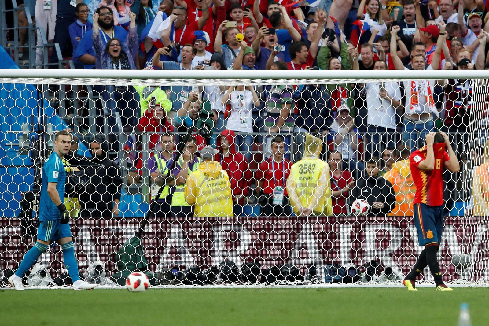 Las imágenes del España-Rusia