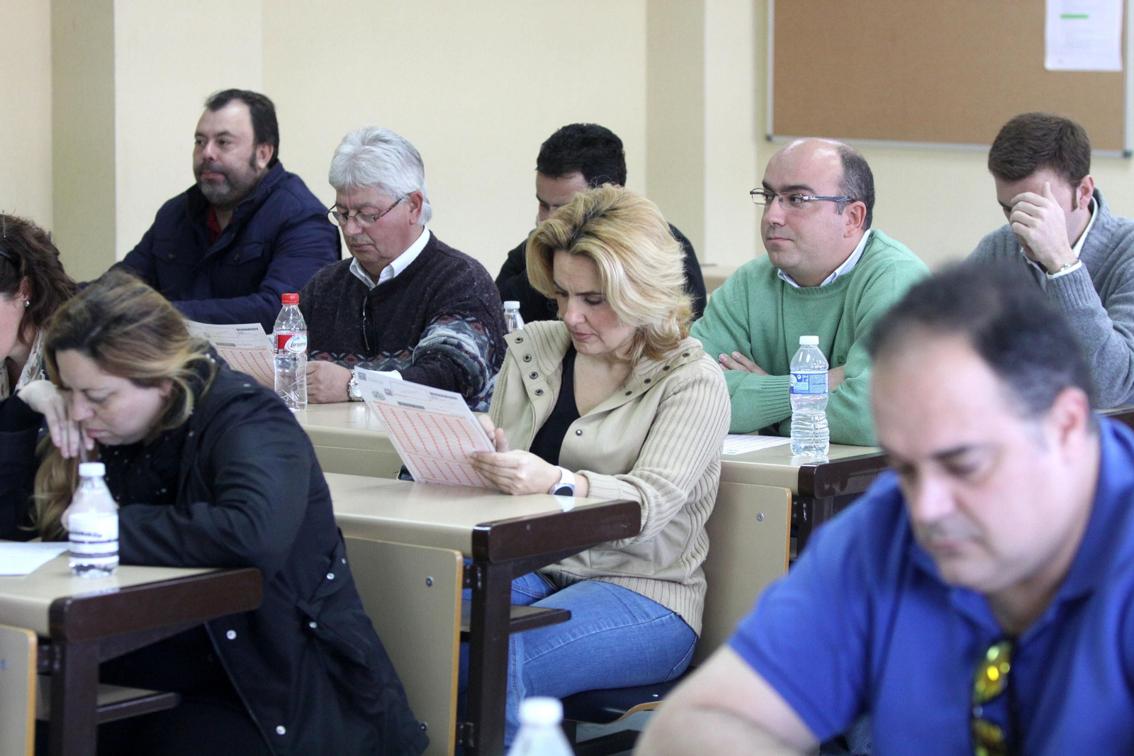 Examen de la convocatoria celebrada en 2016, en las aulas de la Universidad de Huelva.