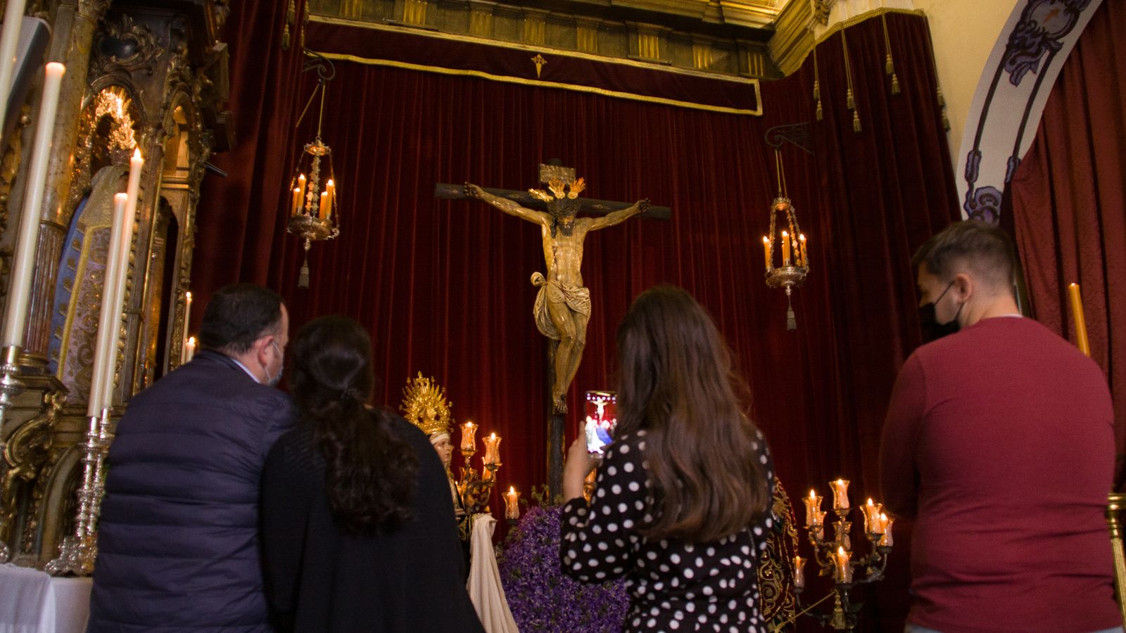 Viernes Santo en pandemia: La Carretería, en imágenes