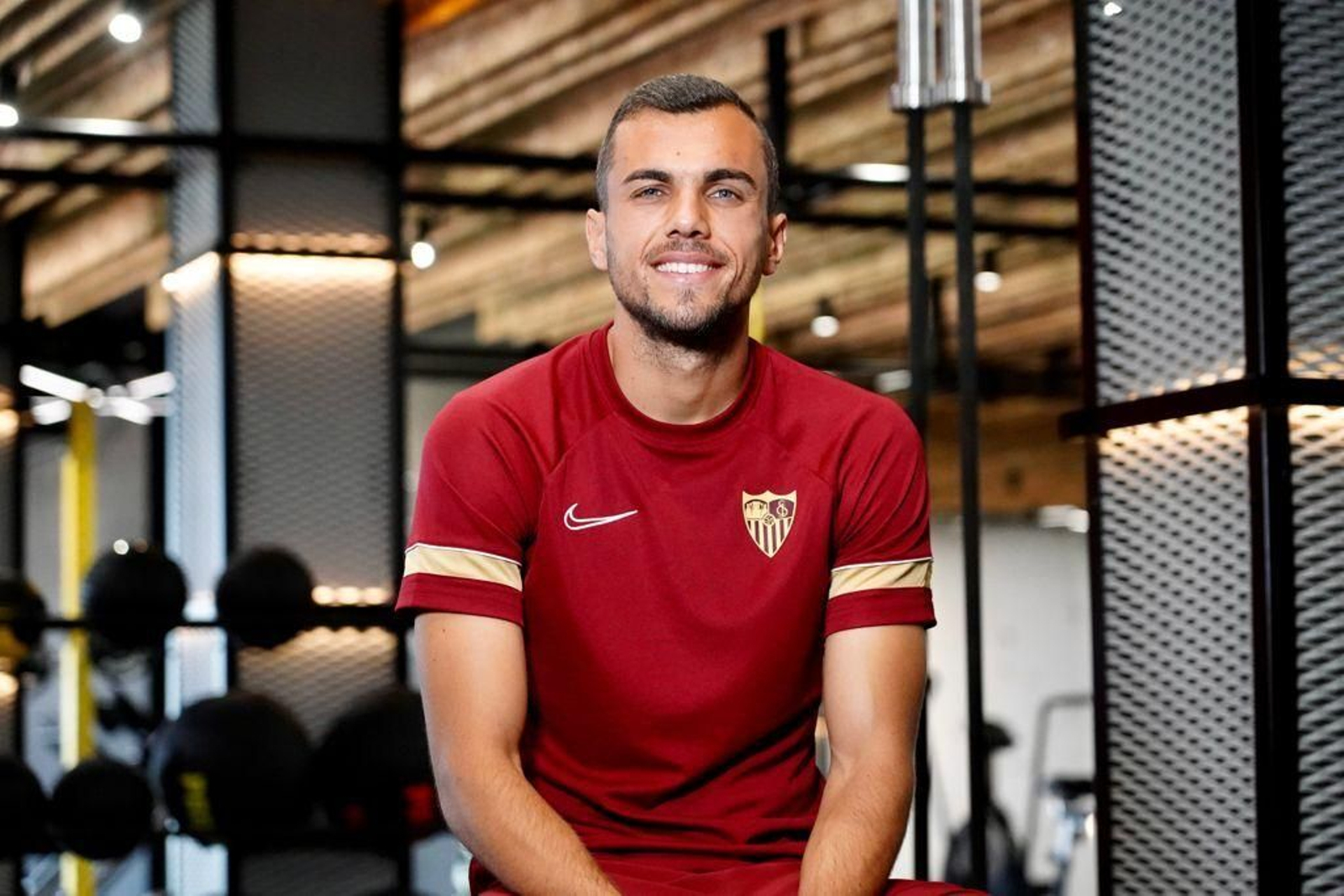 Joan Jordán, en el gimnasio.