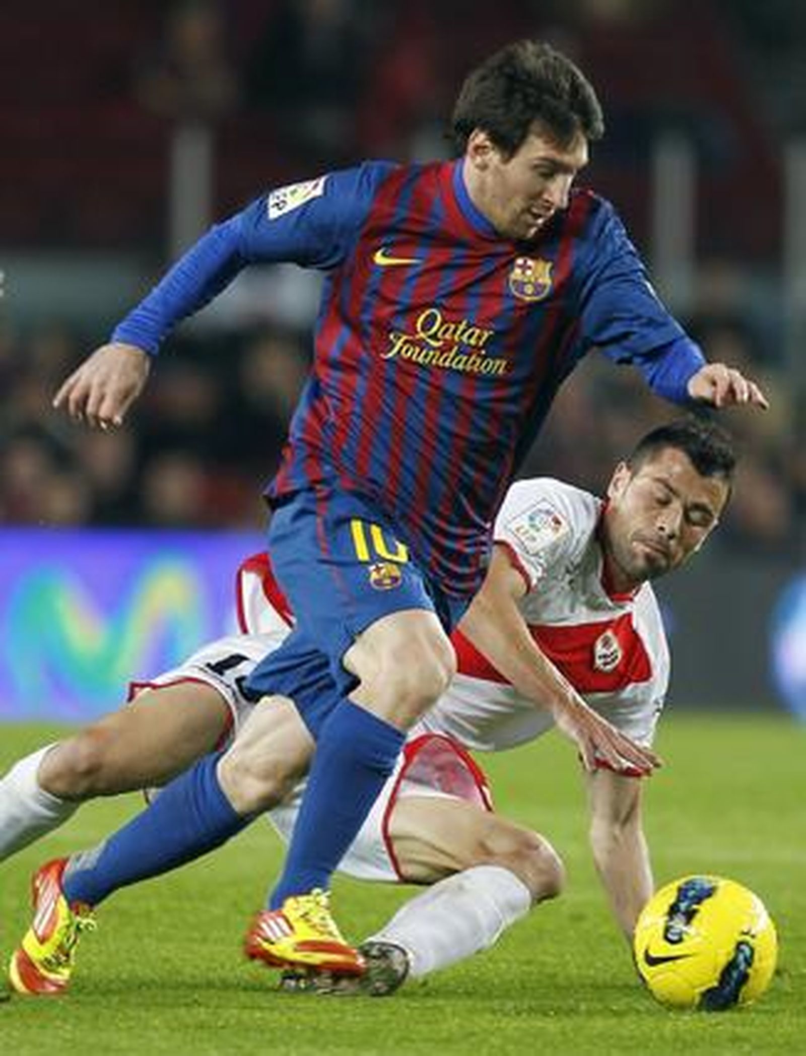 El Barça golea con facilidad a un Rayo Vallecano que salió valiente en el Camp Nou.

Foto: EFE