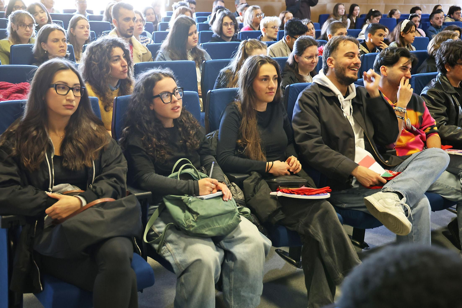 Imágenes de la bienvenida a estudiantes Erasmus de la Universidad de Huelva