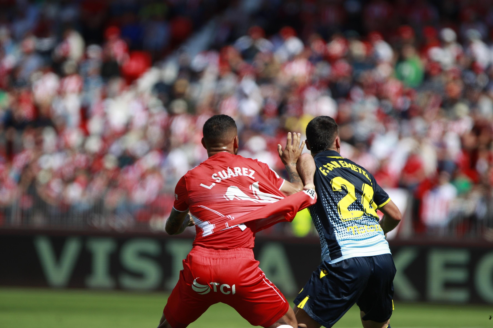 Imágenes del partido de la Liga Santander U.D. Almería-Cádiz C.F.