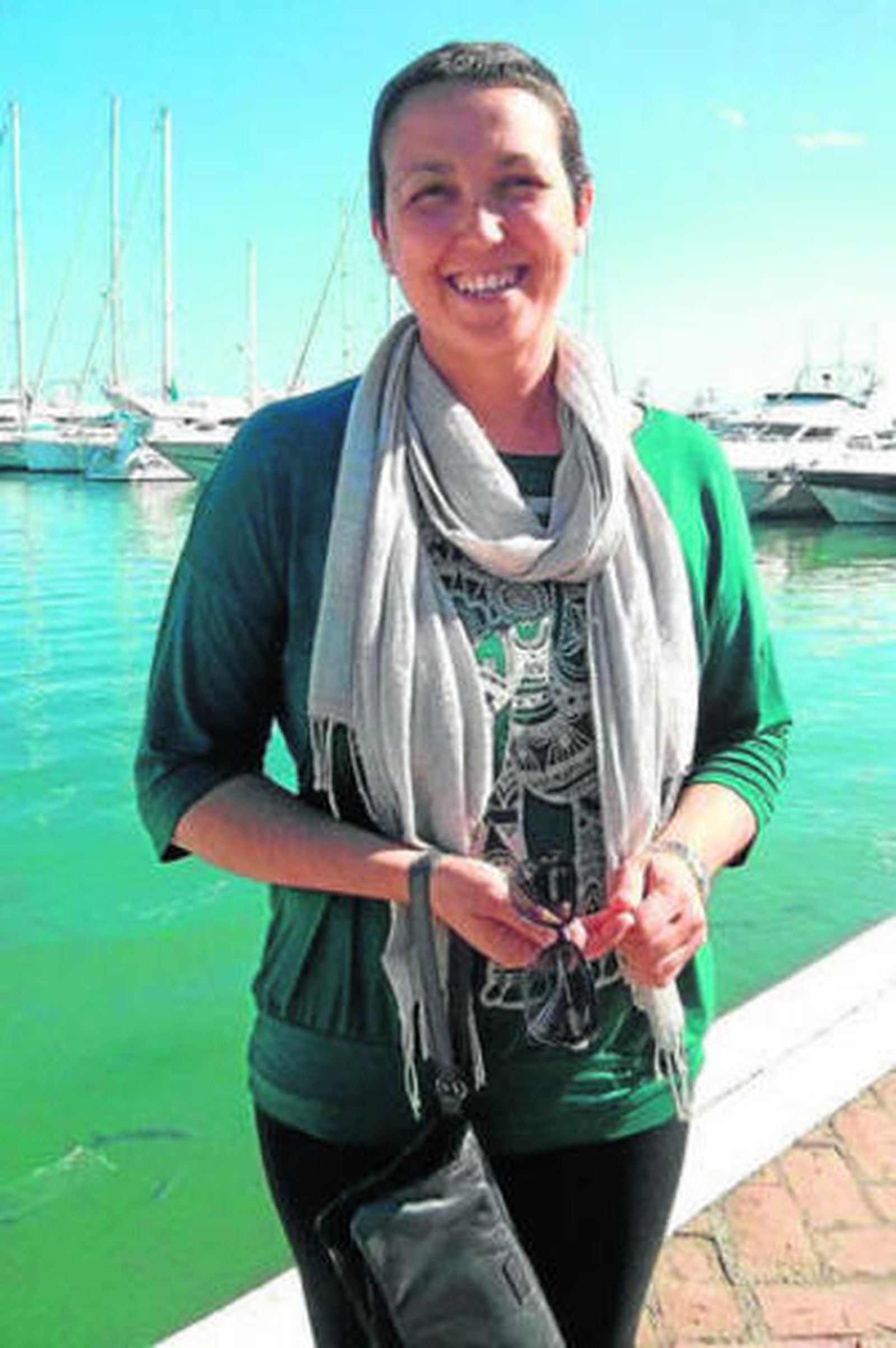 Carola Melero, ayer.