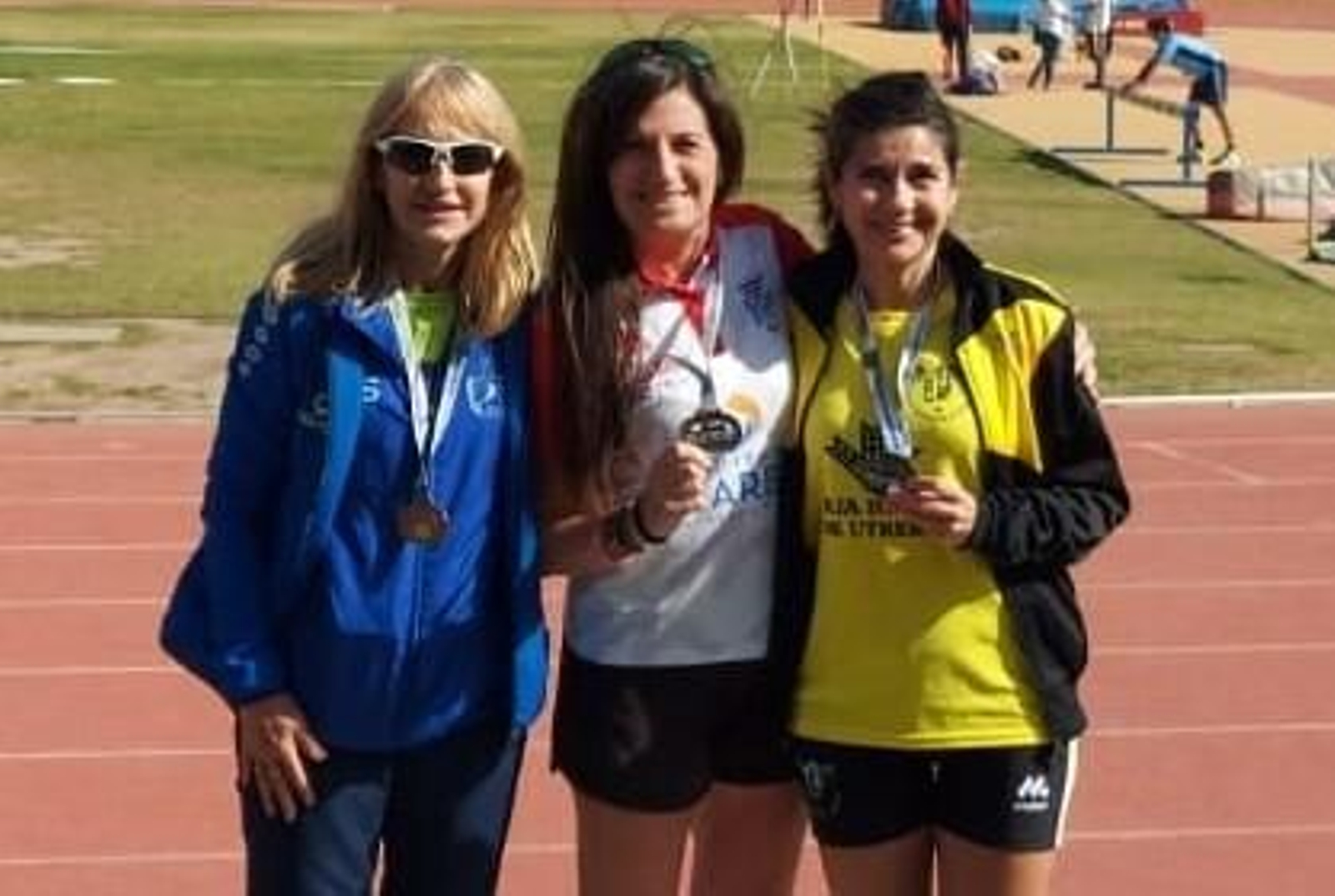 María José Valle, oro y campeona de Andalucía de 10.000 metros M55.